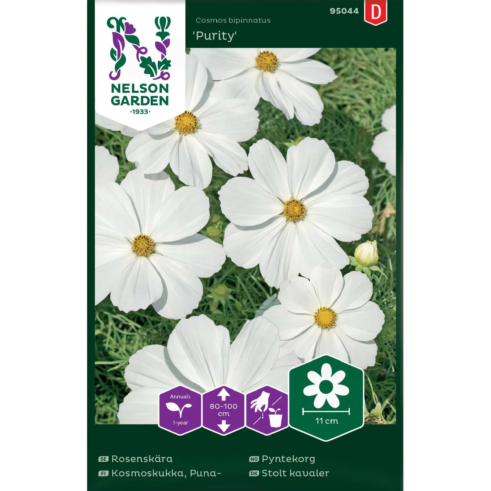 Rosenskära, Purity, vit