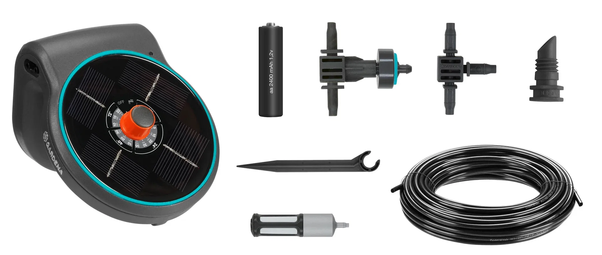 AquaBloom Set Solcellsdriven bevattning Gardena