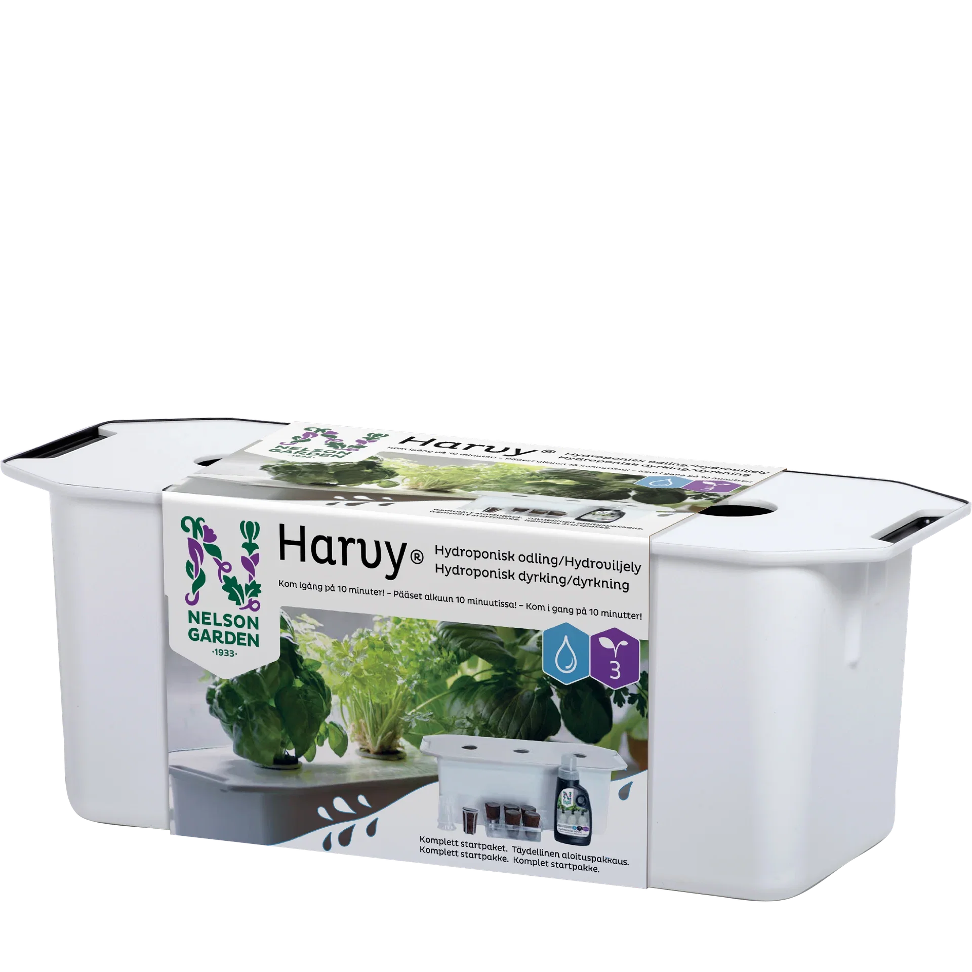 Hydroponic cultivation Harvy 3 white kit