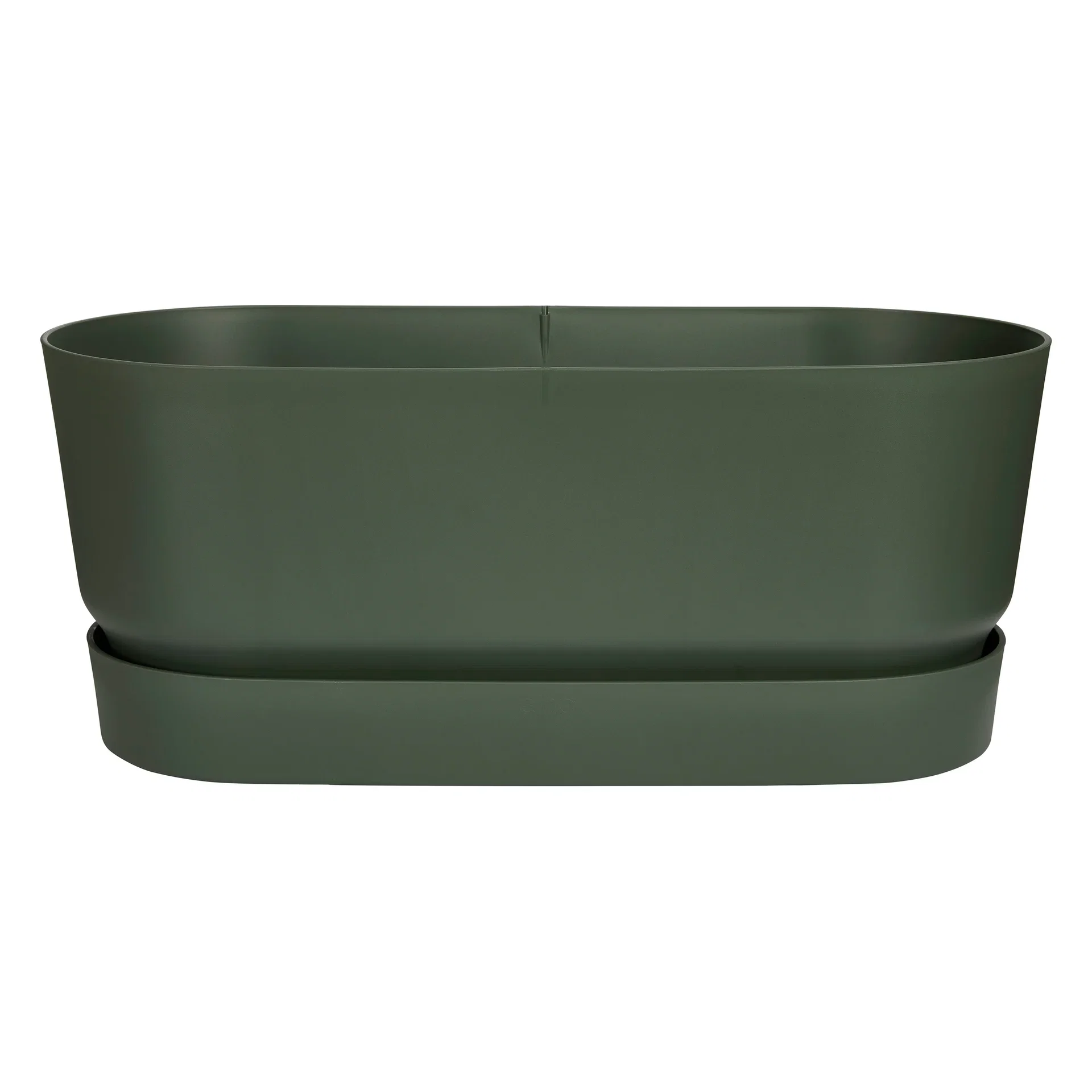 Greenville planter w/wheels L60 leaf green