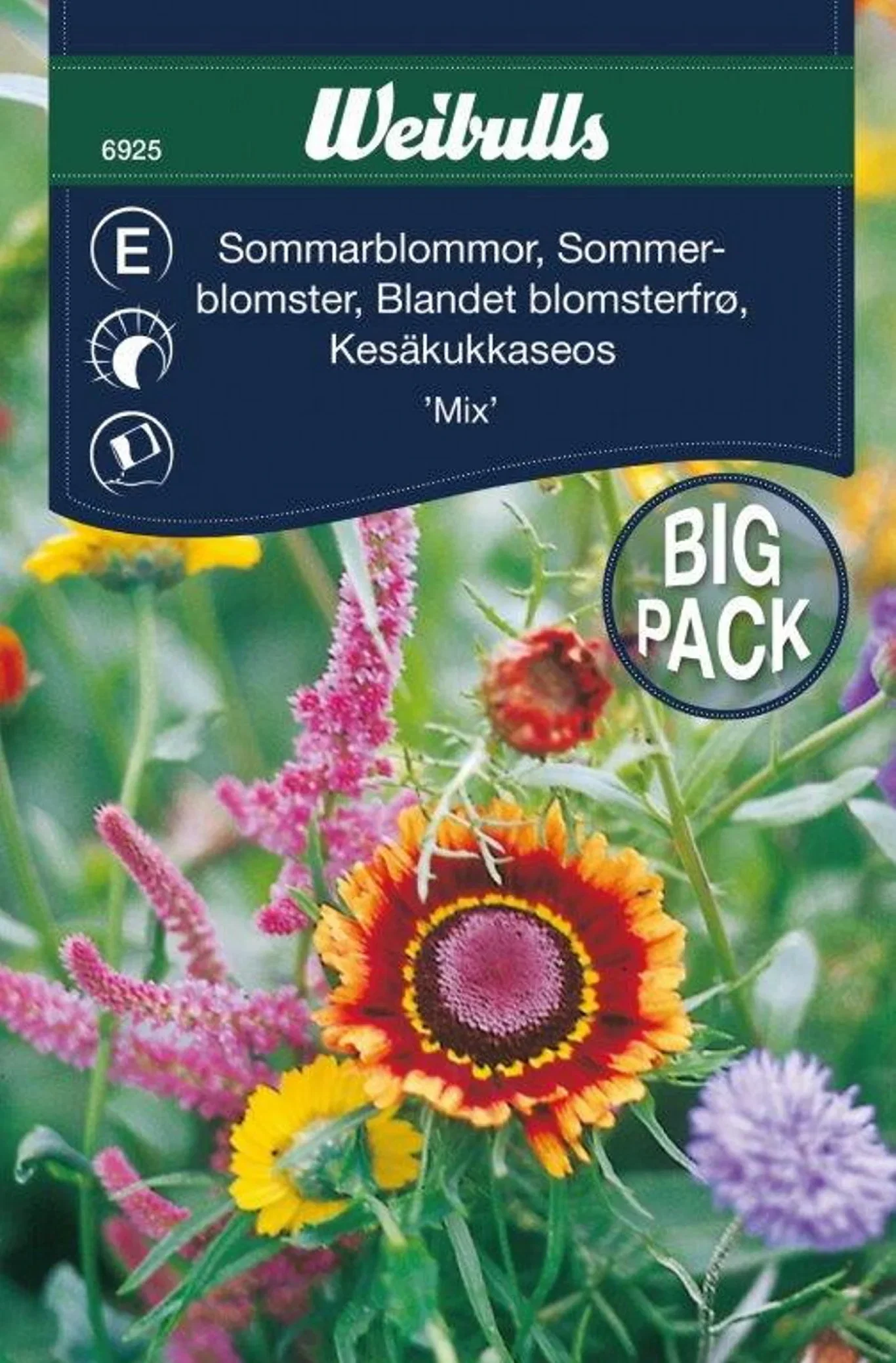 Sommarblommor, mix storportion