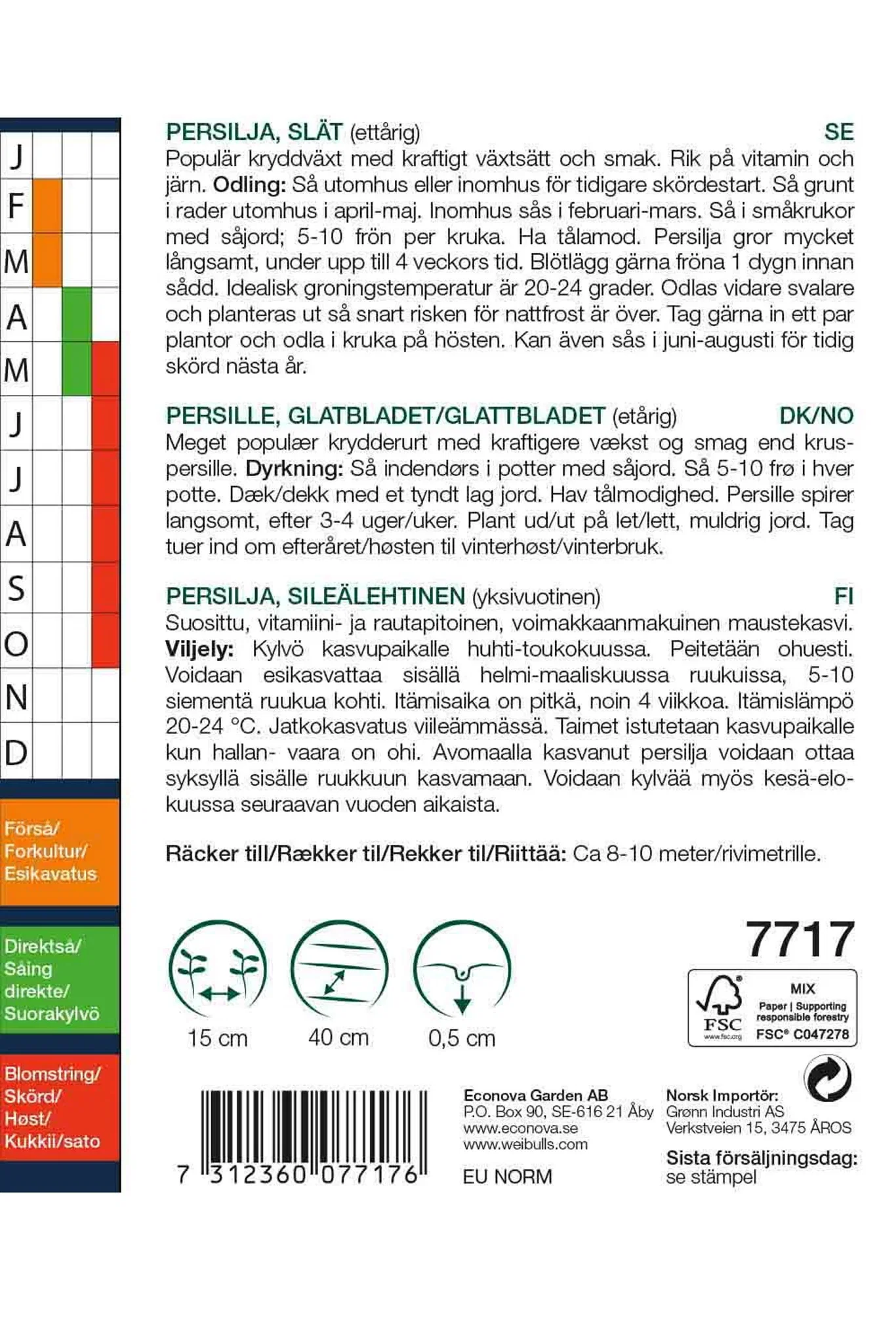 Slätbladig persilja 'Gigante d'Italia'