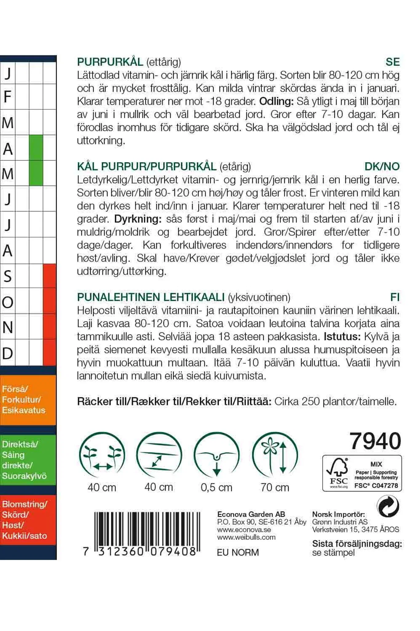 Purpurkål 'Scarlet'