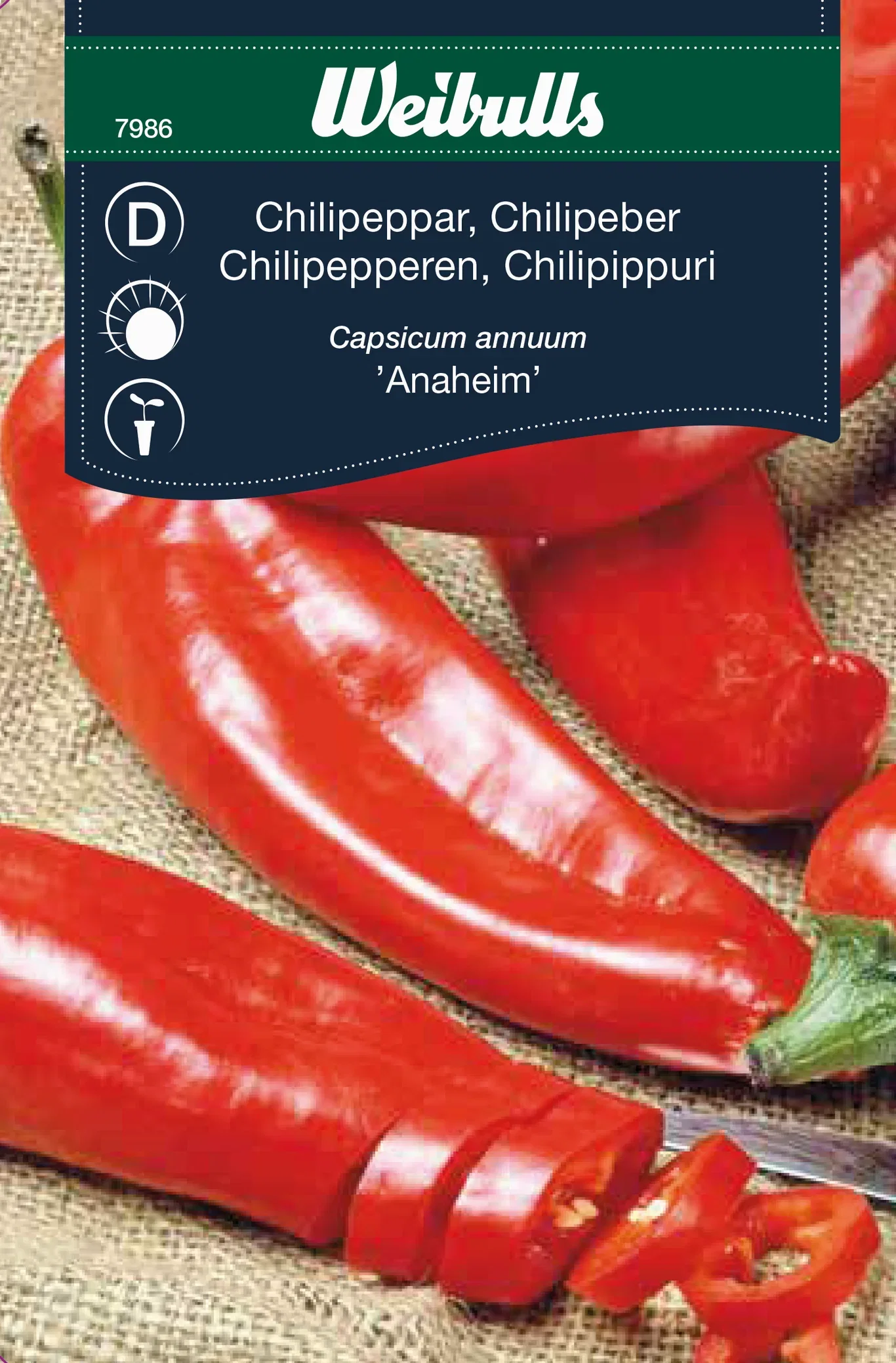 Chilipeppar 'Anaheim'