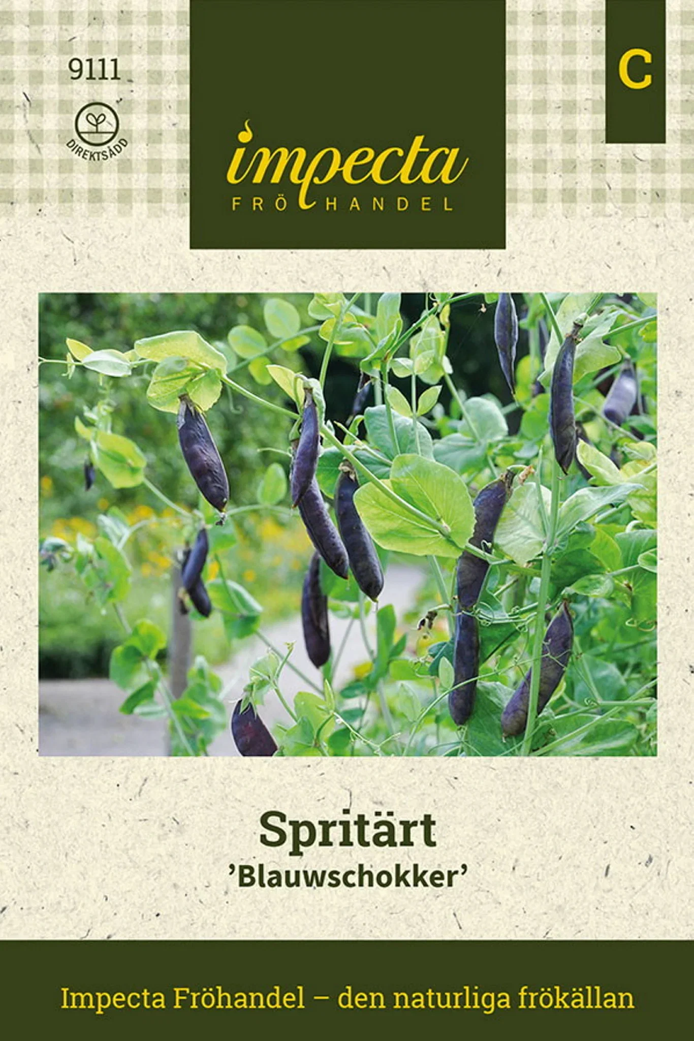 Spritärt 'Blauwschokker'