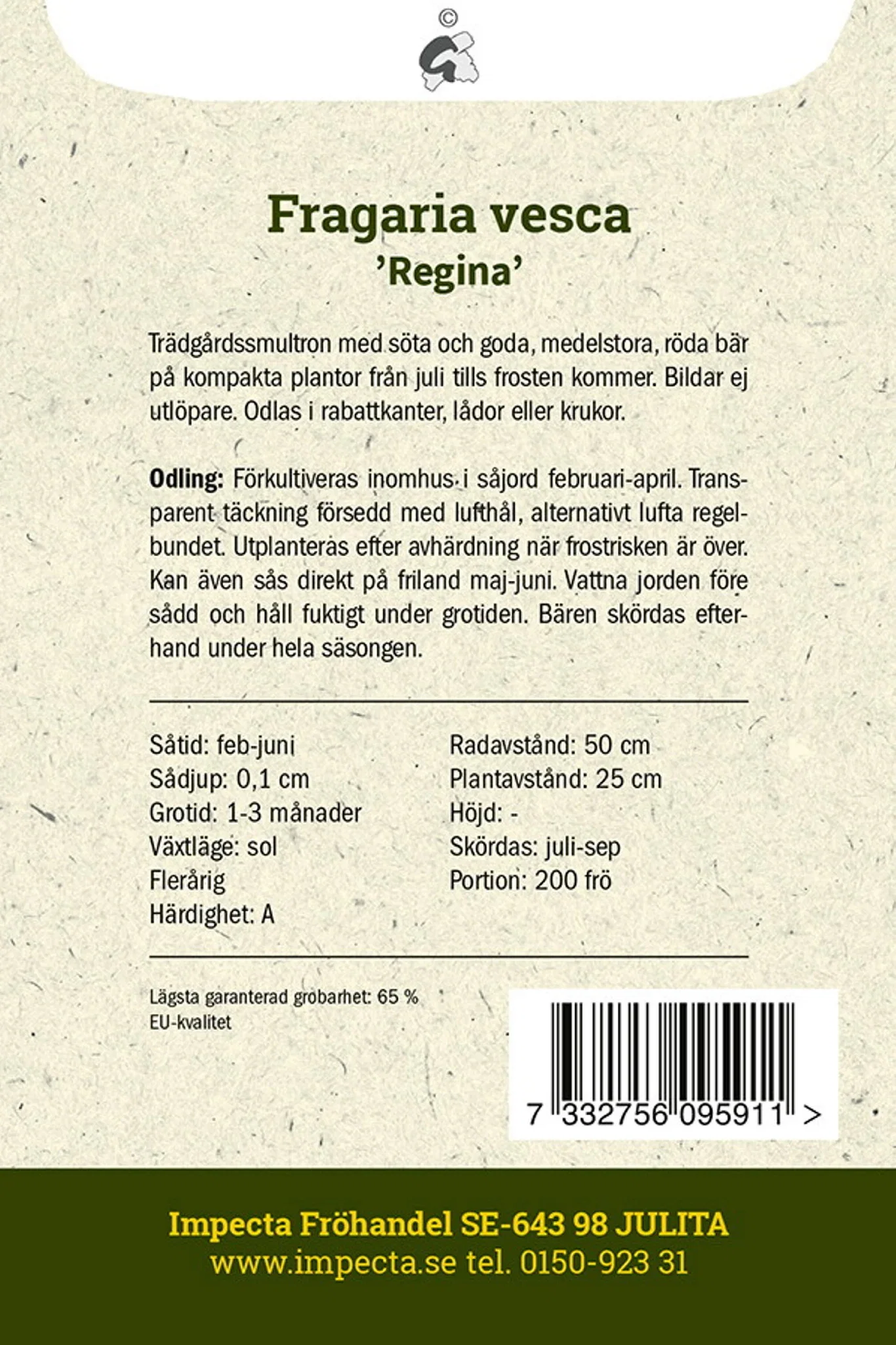 Smultron 'Regina'