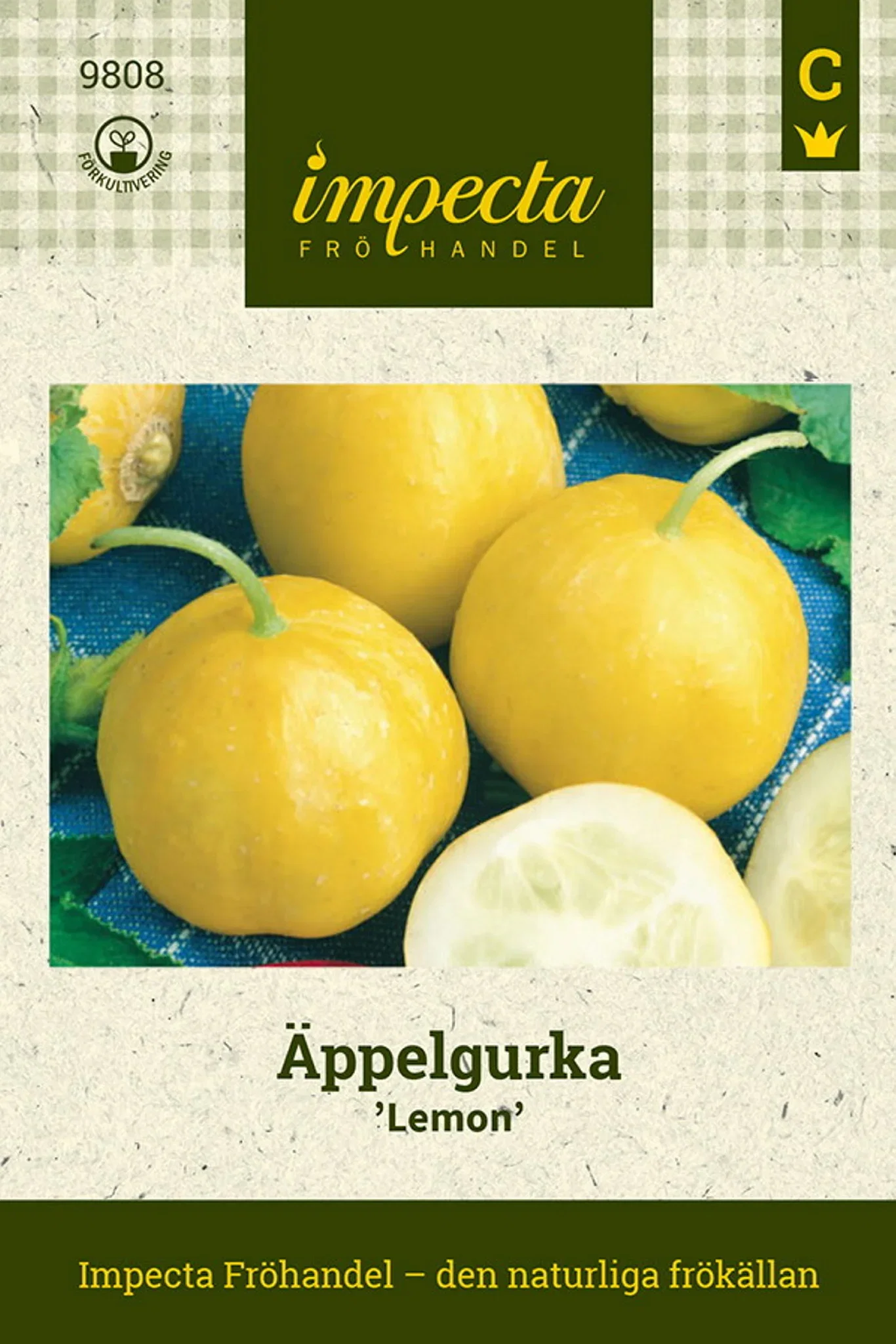 Äppelgurka 'Lemon'