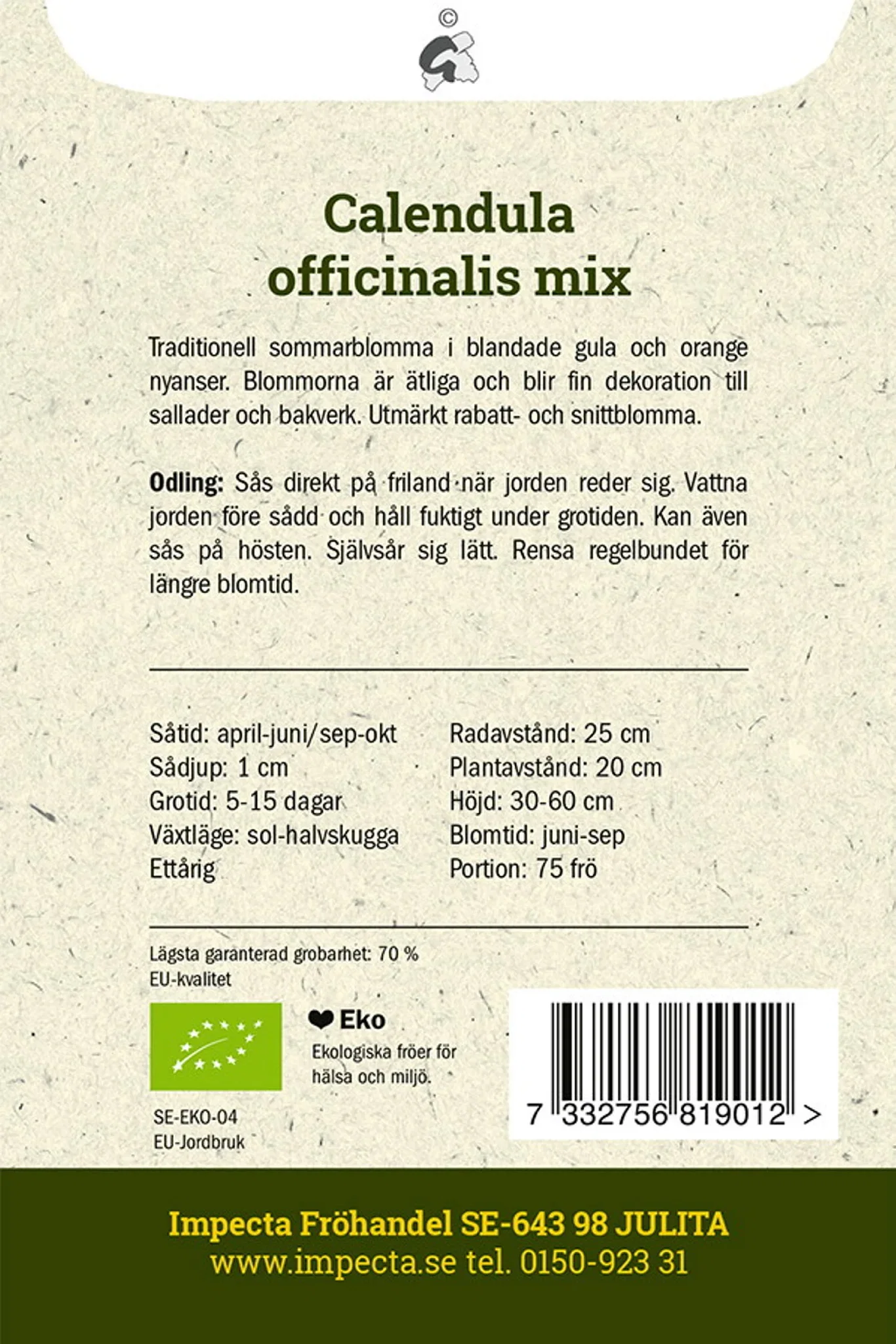 Calendula officinalis mix