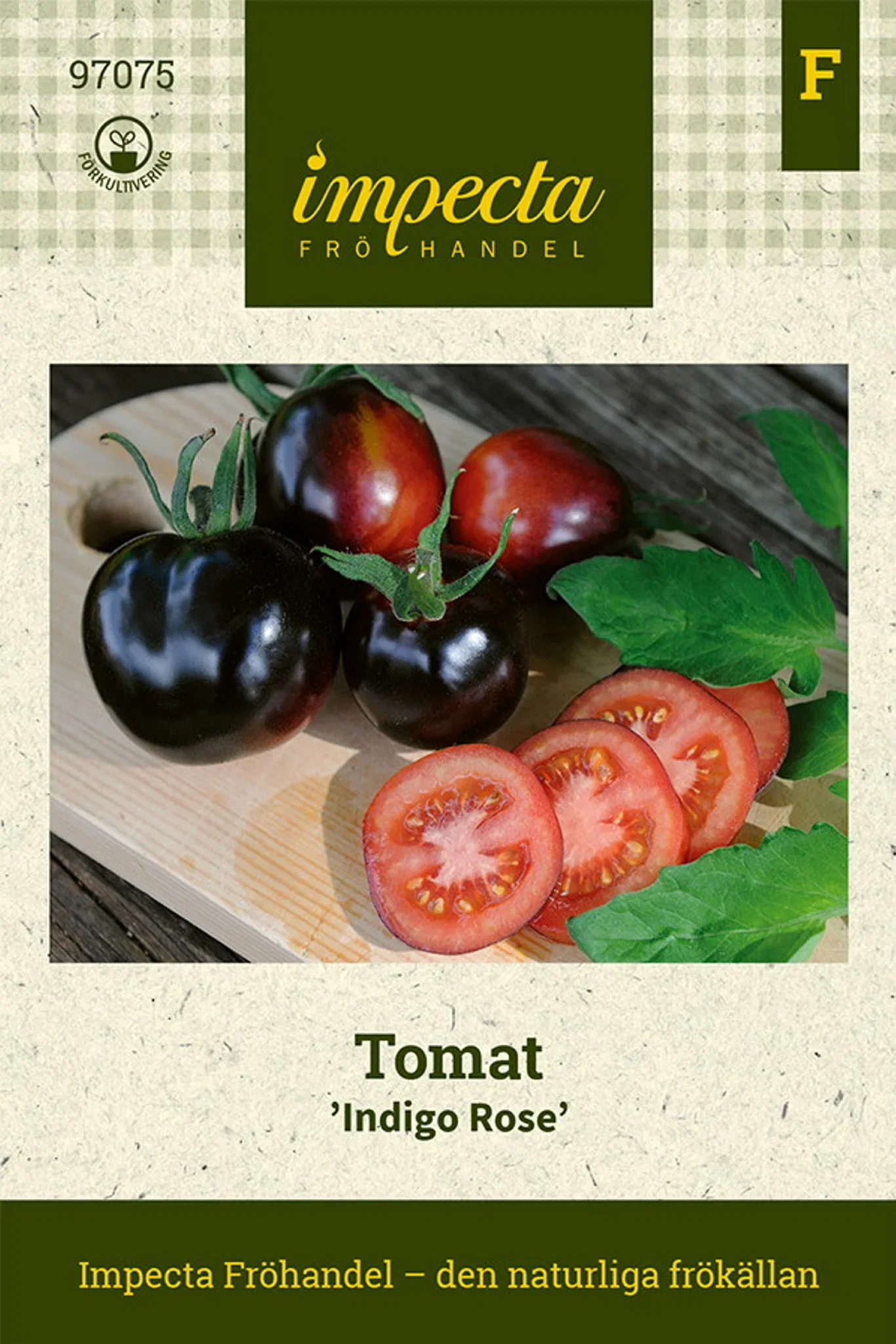 Solanum lycopersicum 'Indigo Rose'