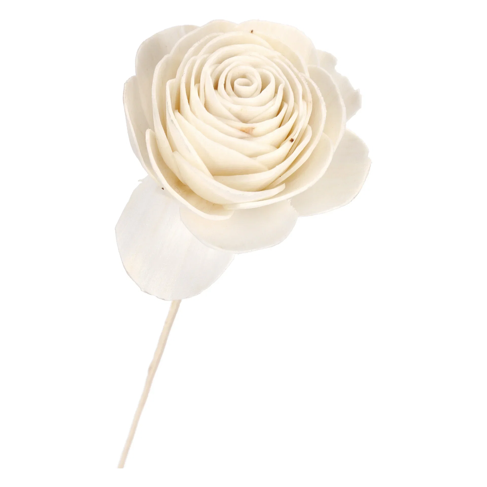Rose paper flower H85 offwhite