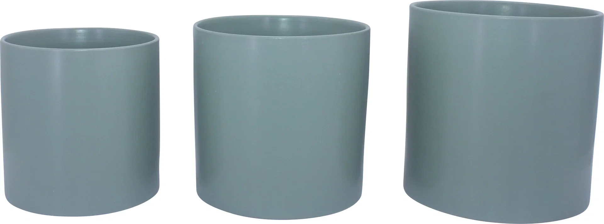 Cylinder pot D18 green