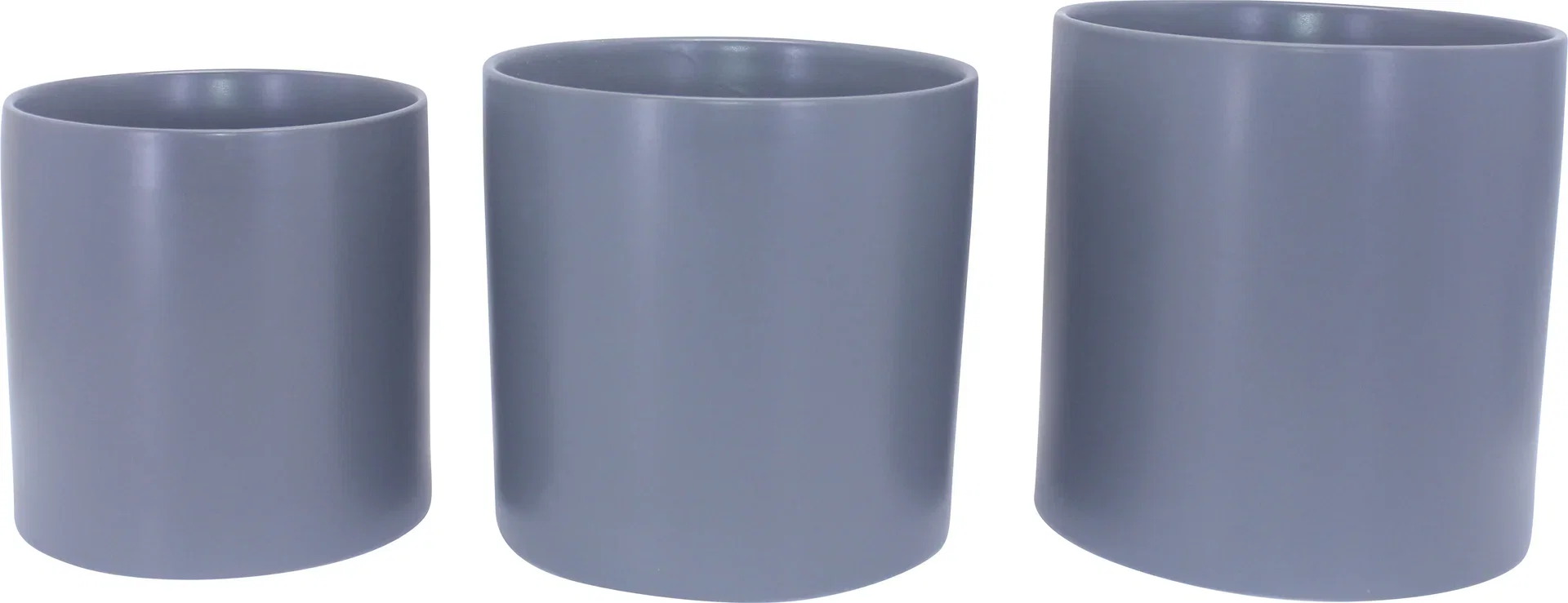 Cylinder pot D18 grey