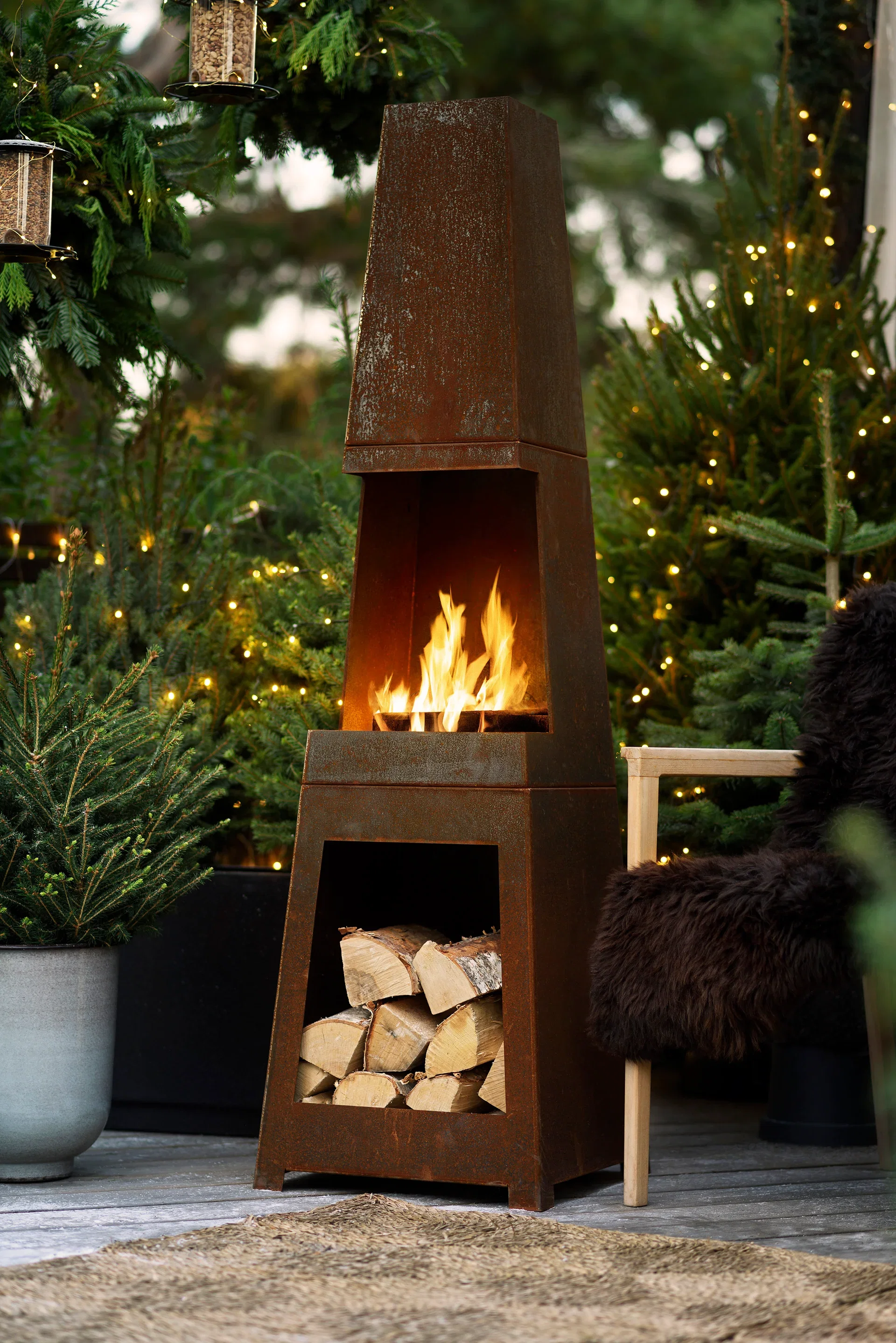 Pyramid heater Sanna H160cm