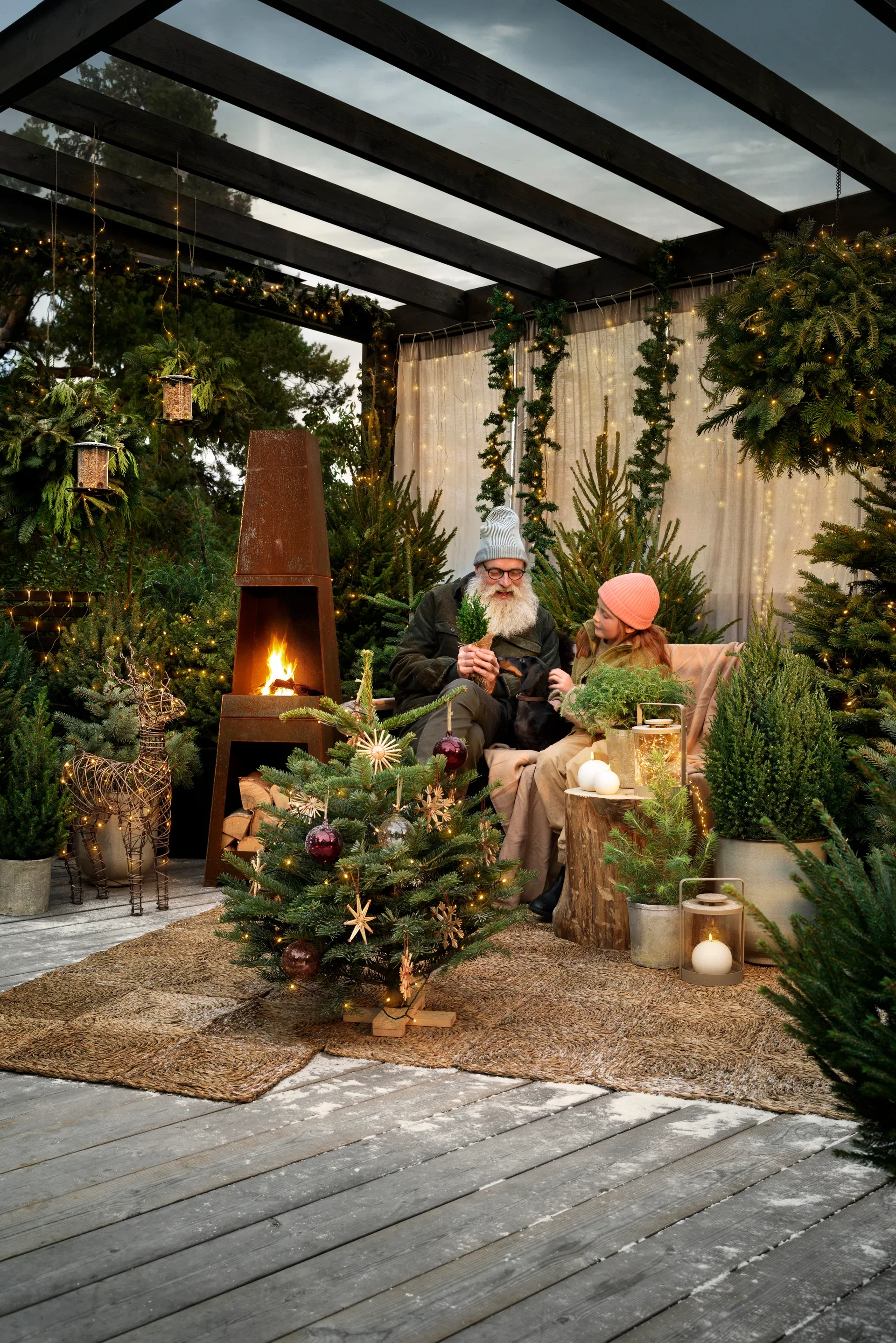 Pyramid heater Sanna H160cm