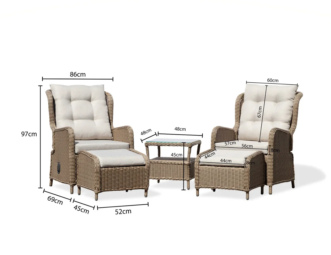 Recliner Duo Set Nantes