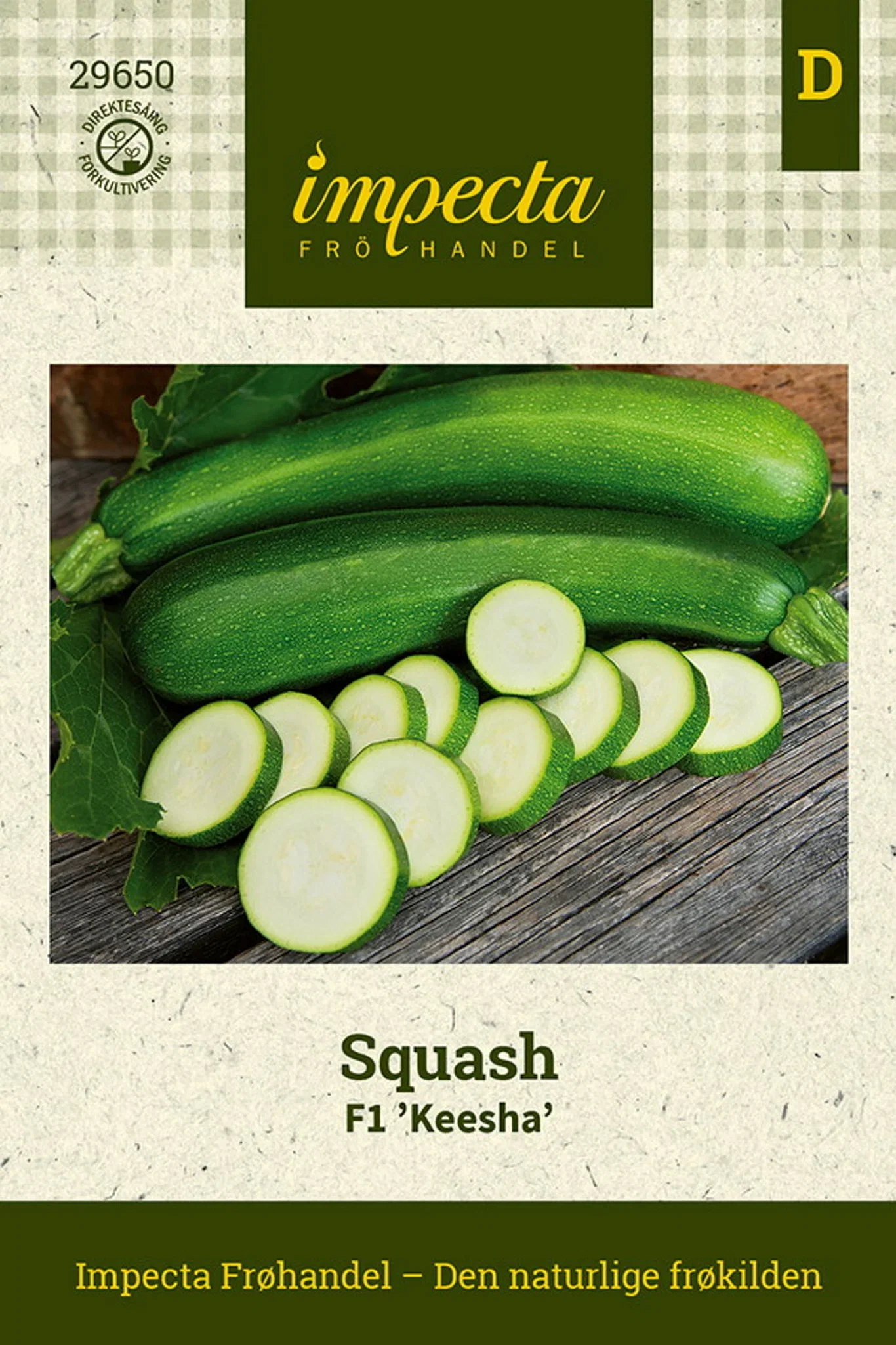 Cucurbita pepo F1 'Keesha'