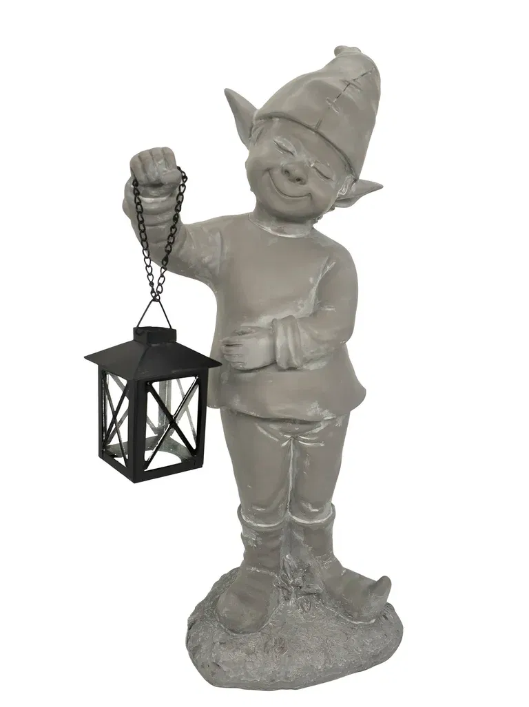 Trädgårdstomte med lykta Gimbel