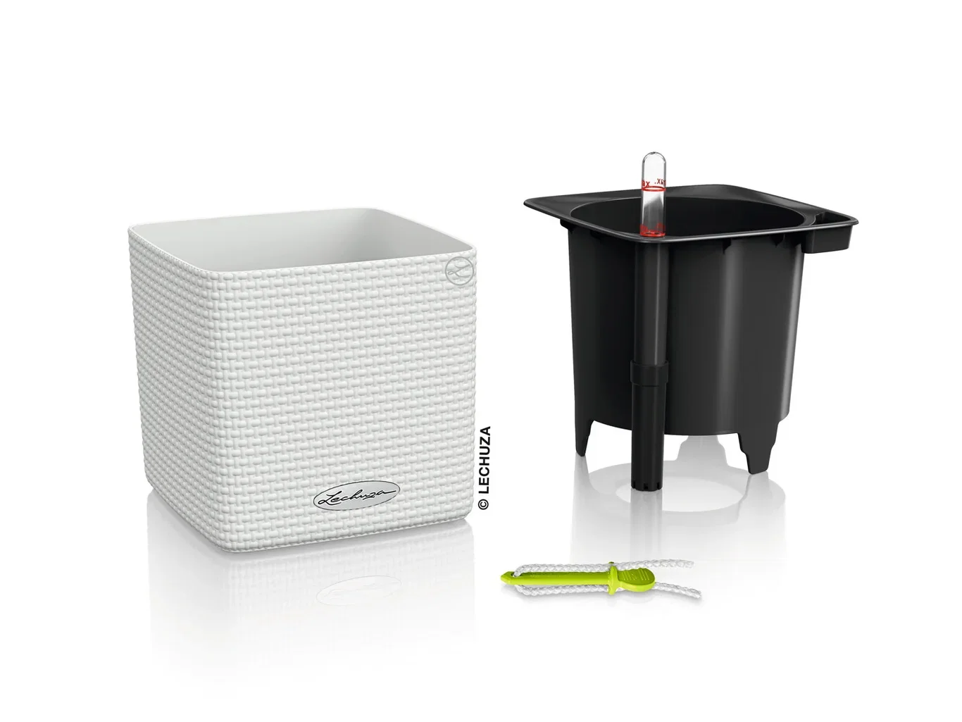 Självbevattnande kruka Cube