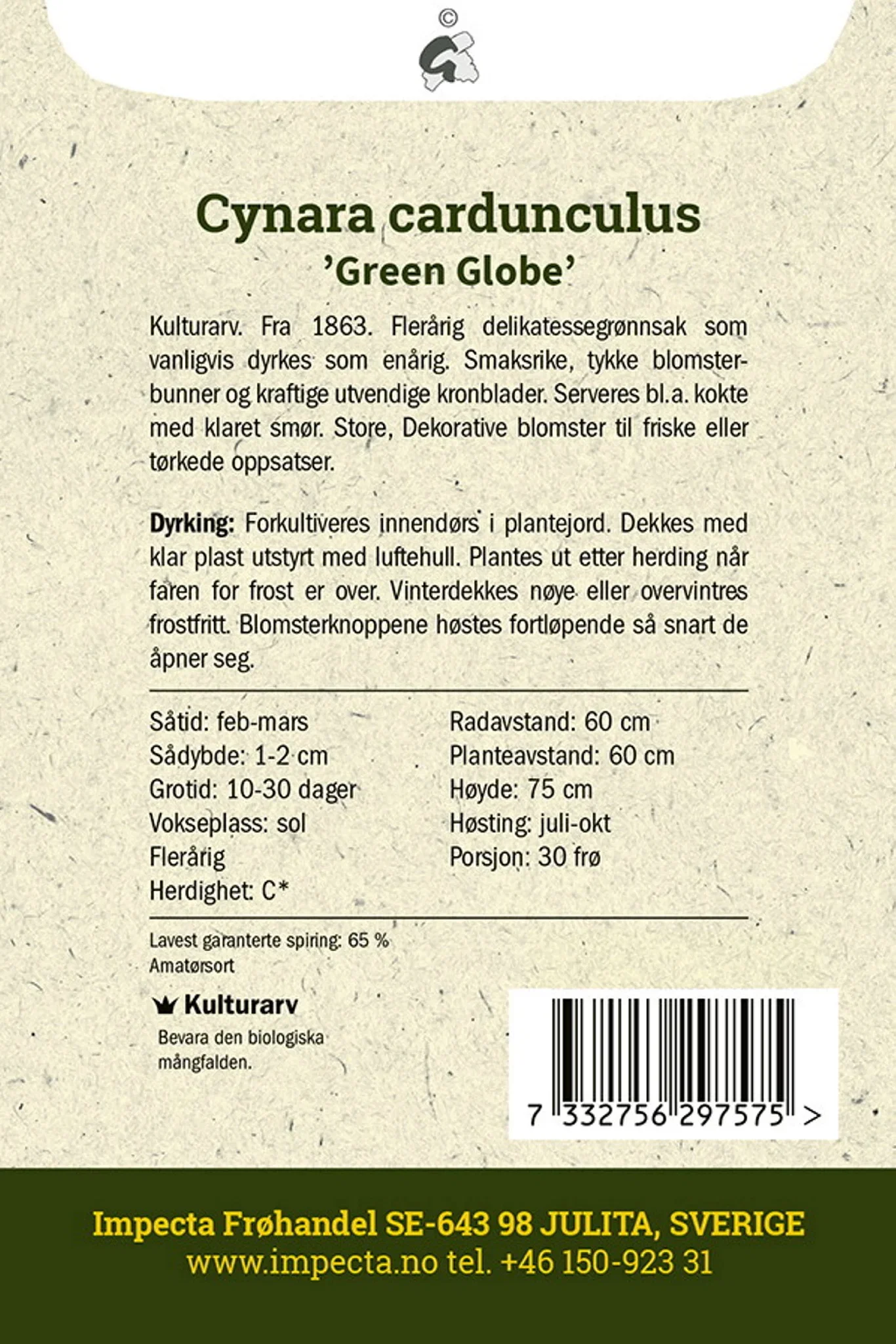 Hantverk "Green Globe