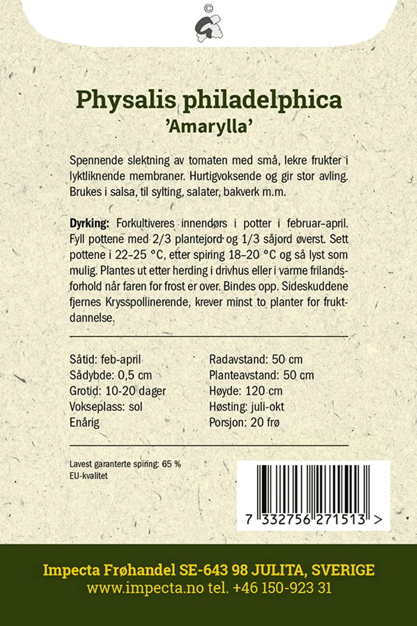 Tomatillo 'Amarylla'