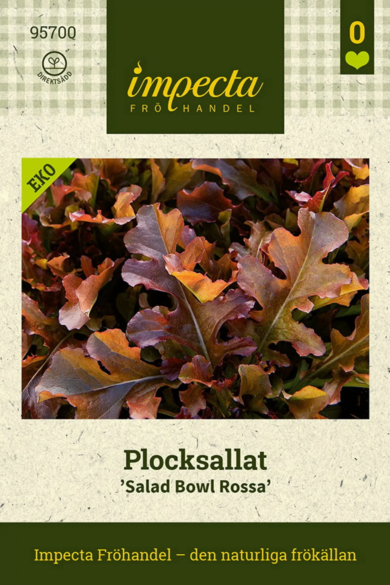 Plocksallat 'Salad Bowl Rossa'