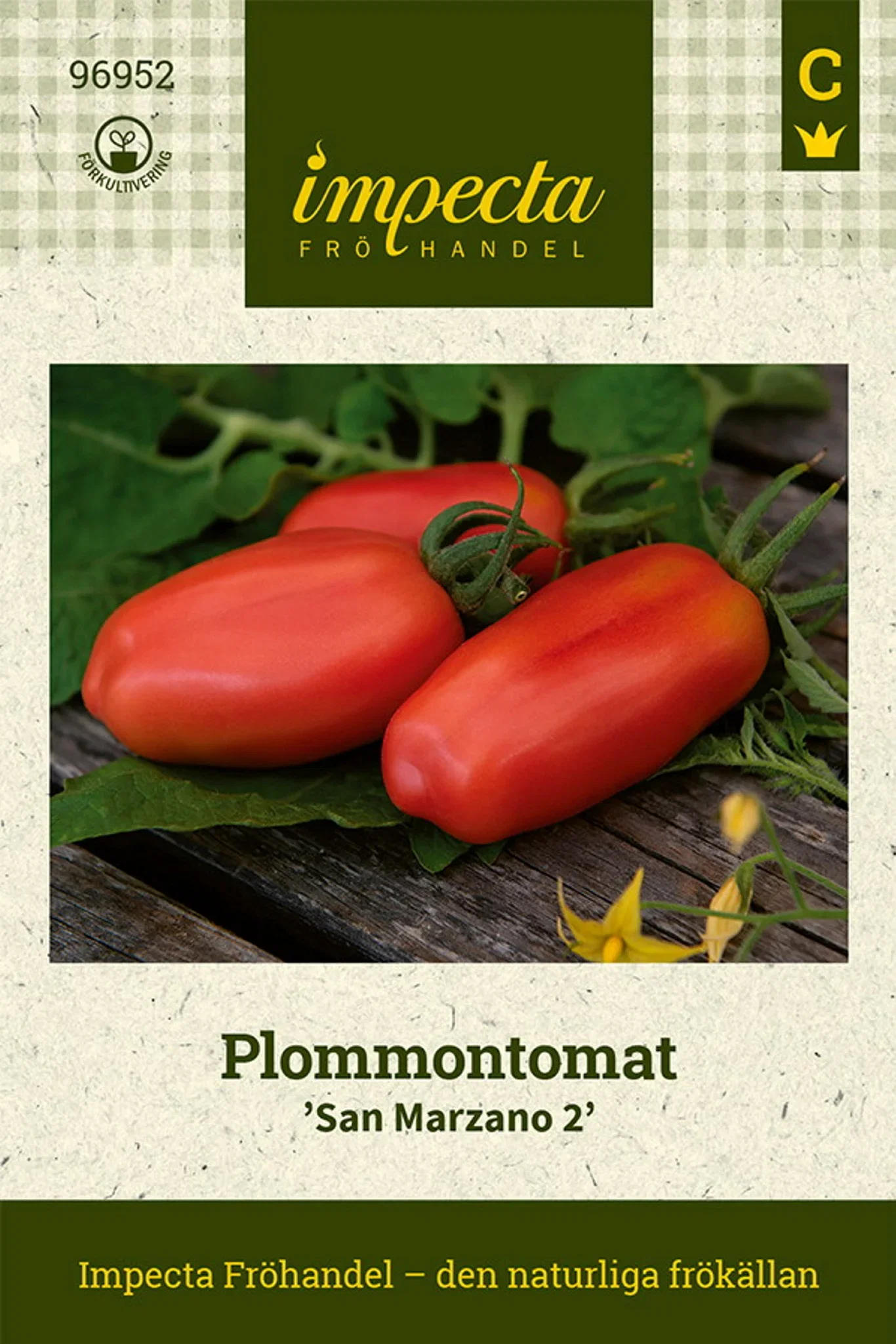 Plommontomat 'S. Marzano 2'