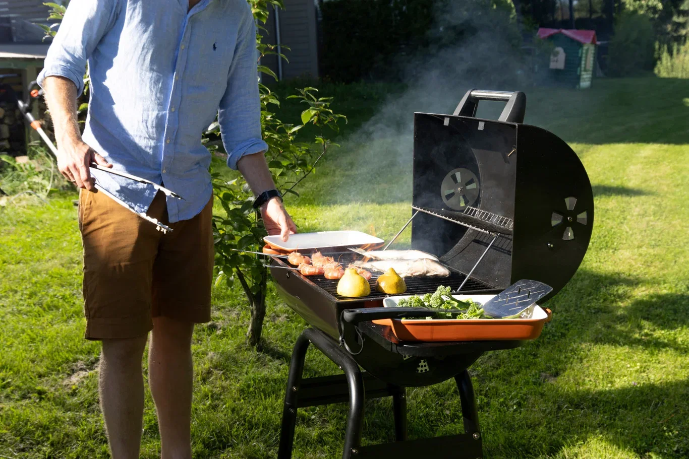 Charcoal Grill Barrel