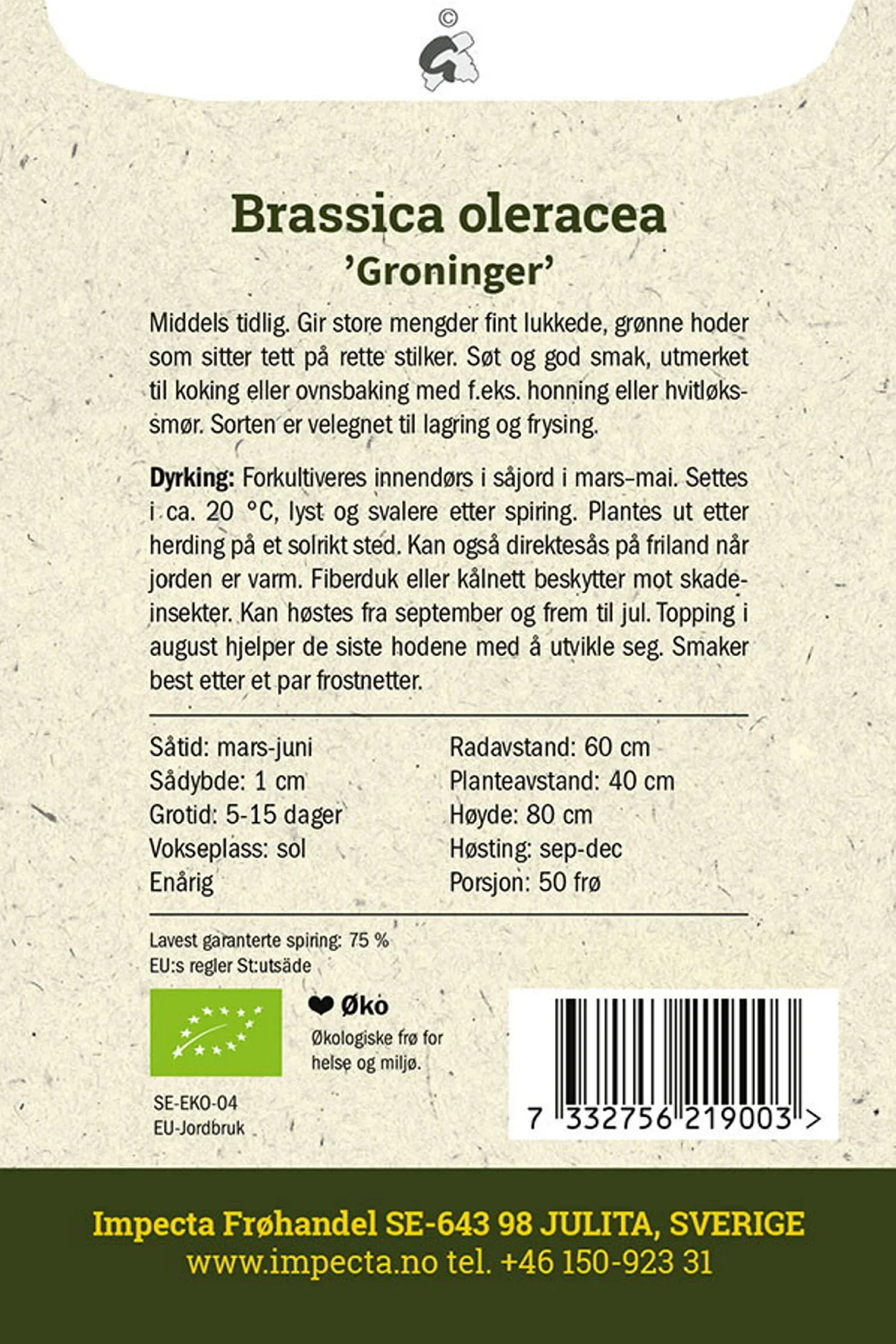 Rosenkål 'Groninger'