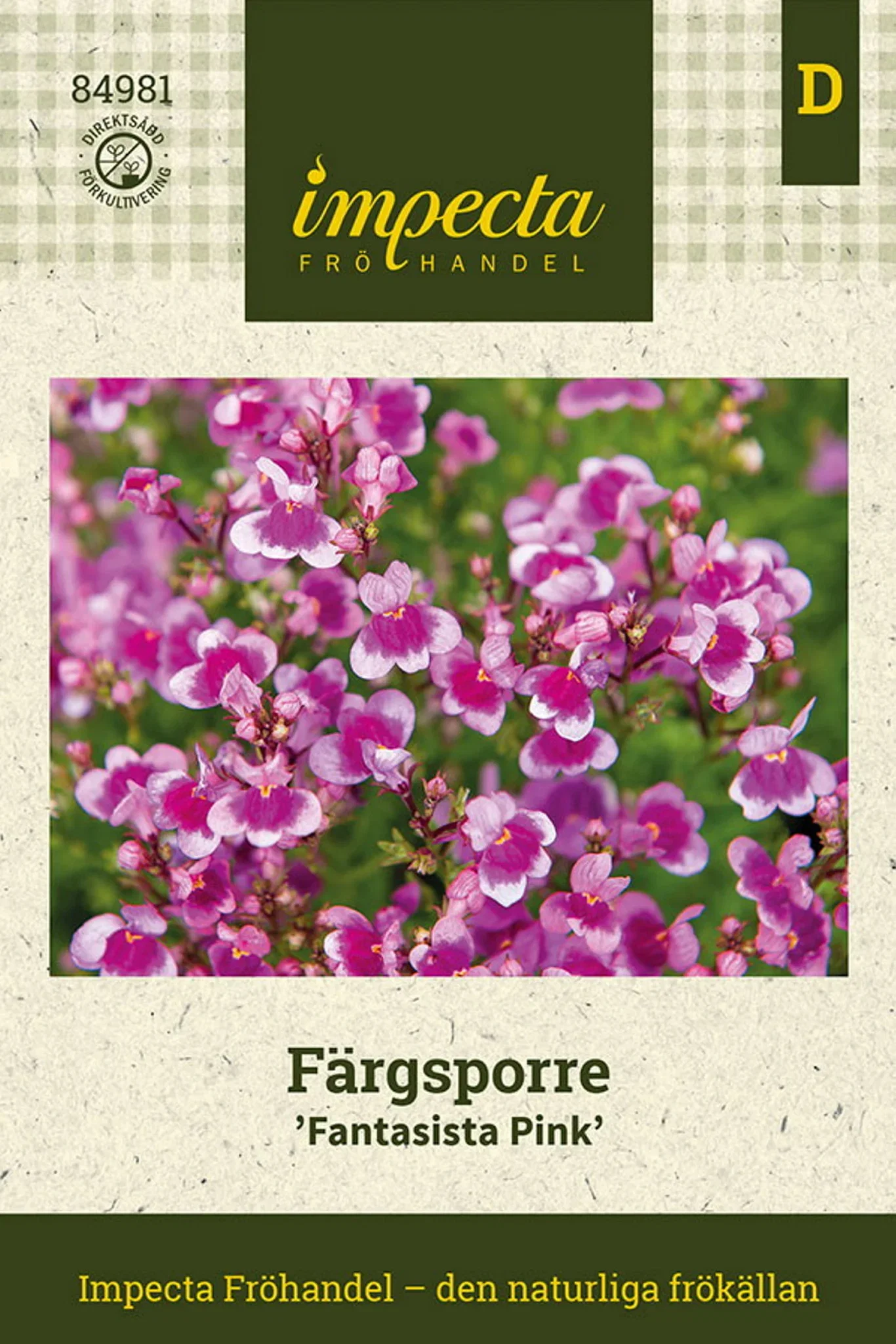 Färgsporre 'Fantasista Pink'