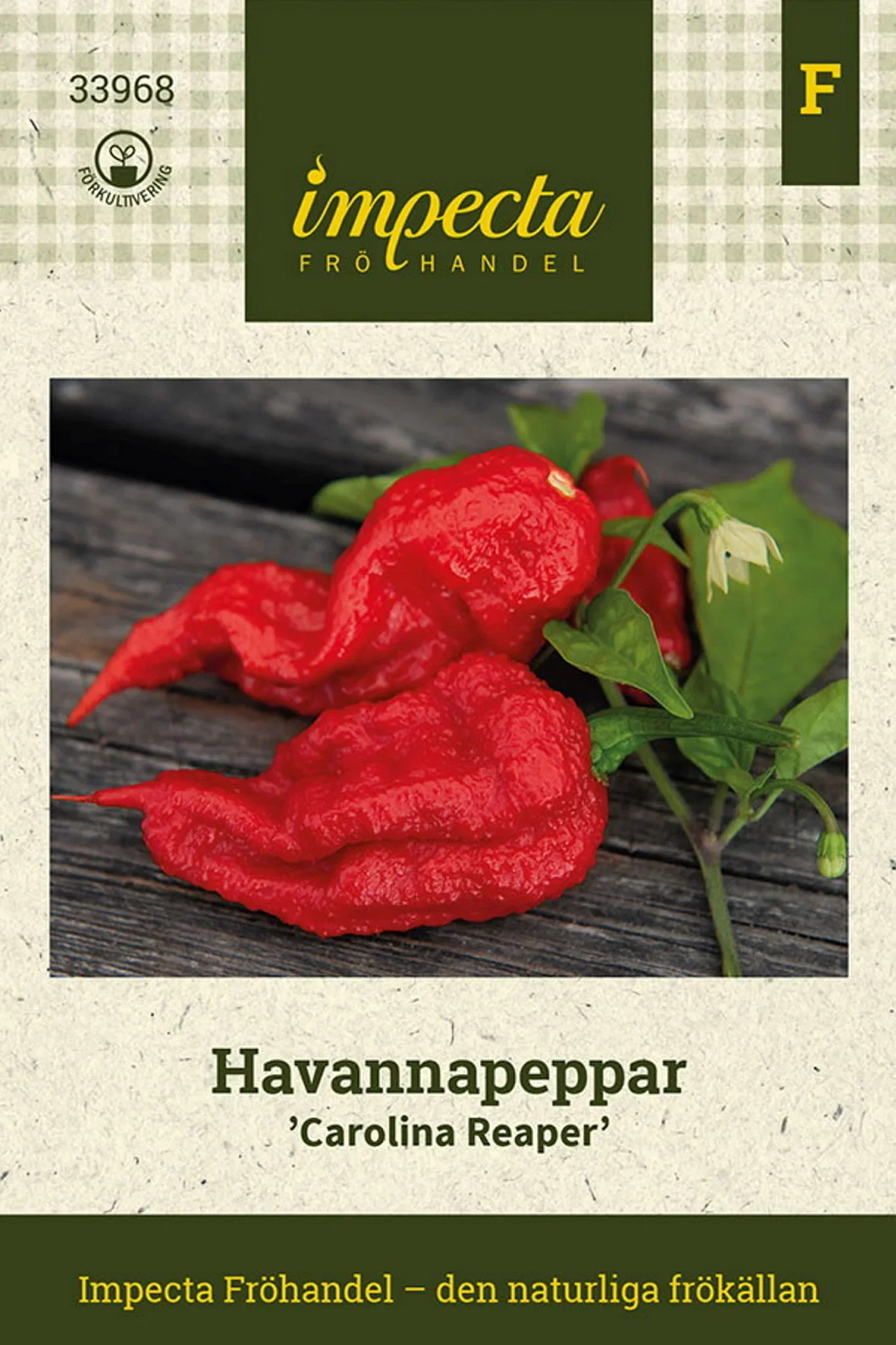 Havannapeppar 'Carolina Reaper'