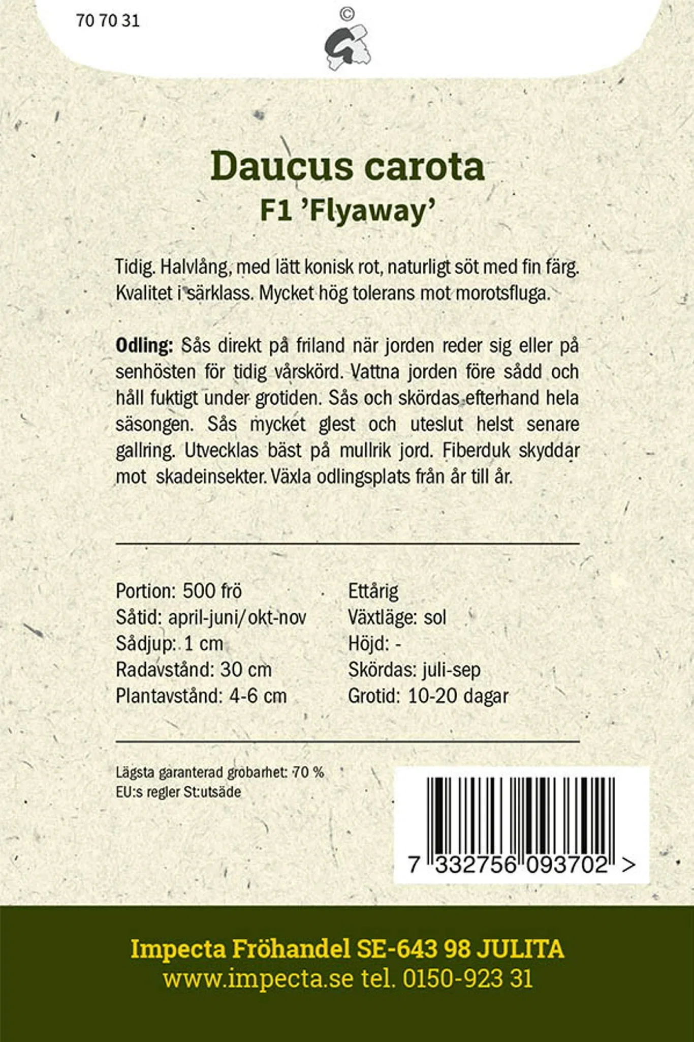 Sommarmorot F1 'Flyaway'