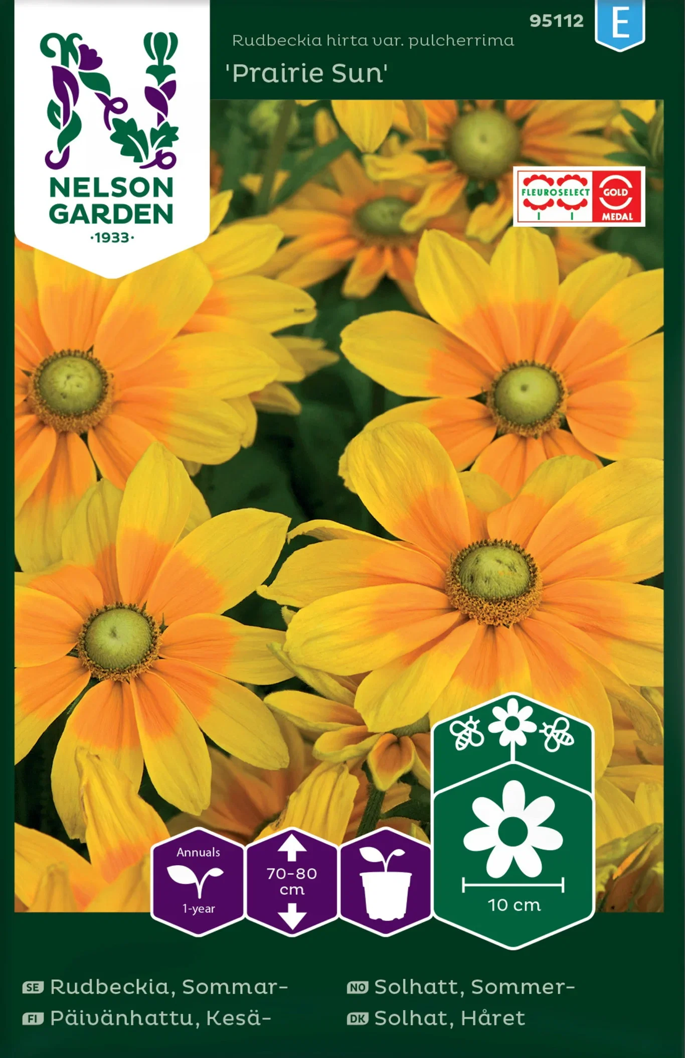 Rudbeckia, Sommar-, Praire Sun