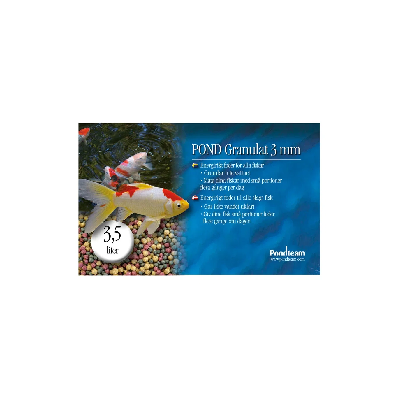 Pond Granules Fish Food 3,5L