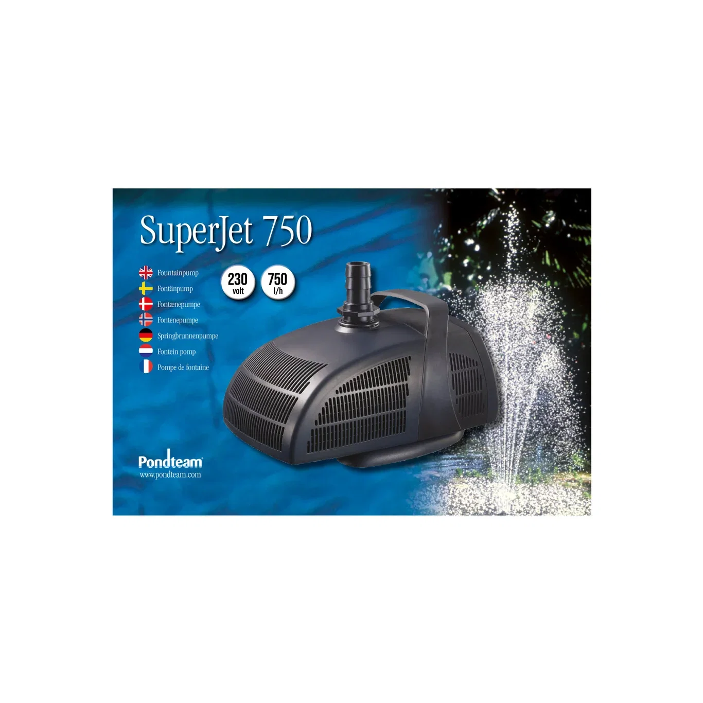 Fontänpump Superjet 750