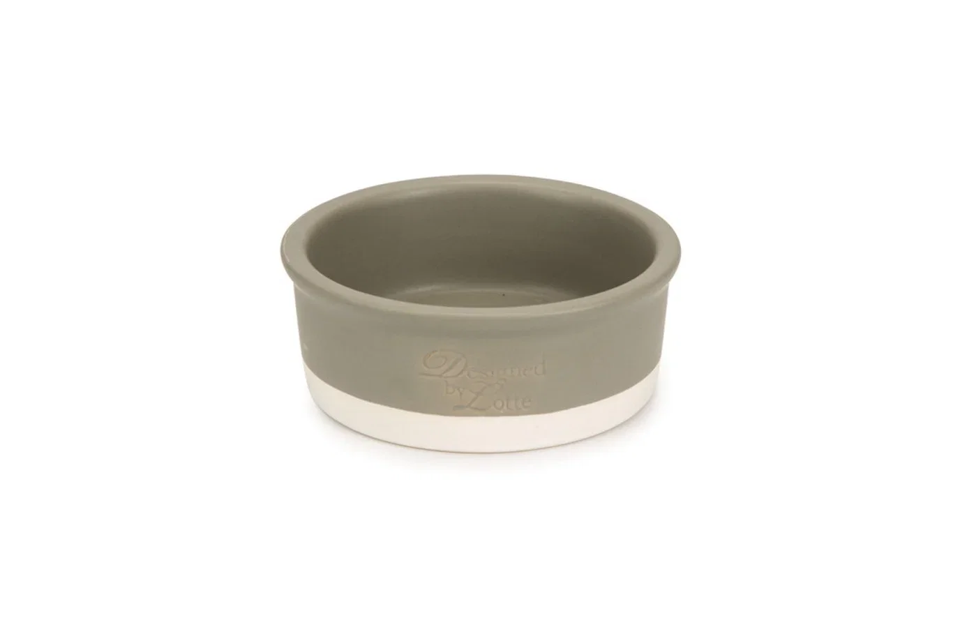 DBL CERAMIC BOWL JOA DOG GREY 13X13X4,5