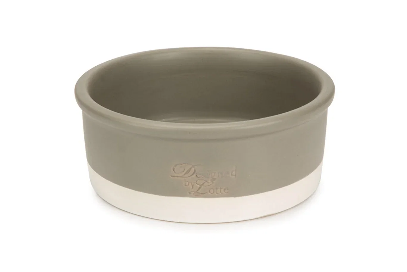 DBL CERAMIC BOWL JOA DOG GREY 20X20X7,5