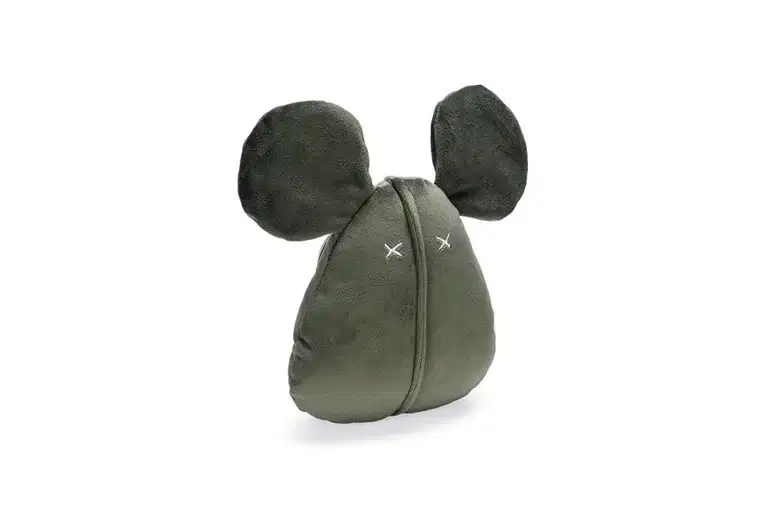 DBL VELVET DOG TOY MOUSE ADIO GRN 20