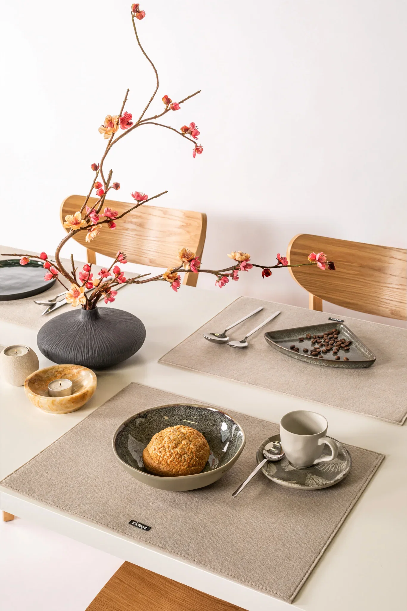 Placemat Recycled Beige 45x33cm