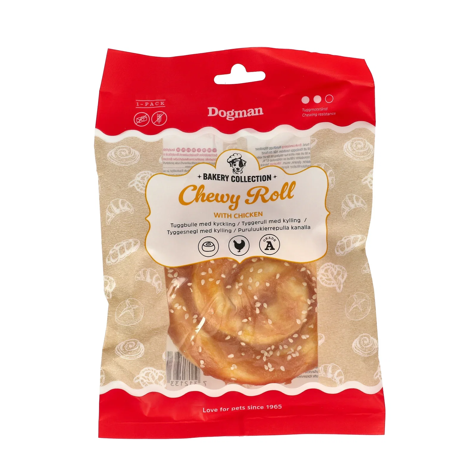 Dogman Bakery Collection Chewy Roll with Chicken
