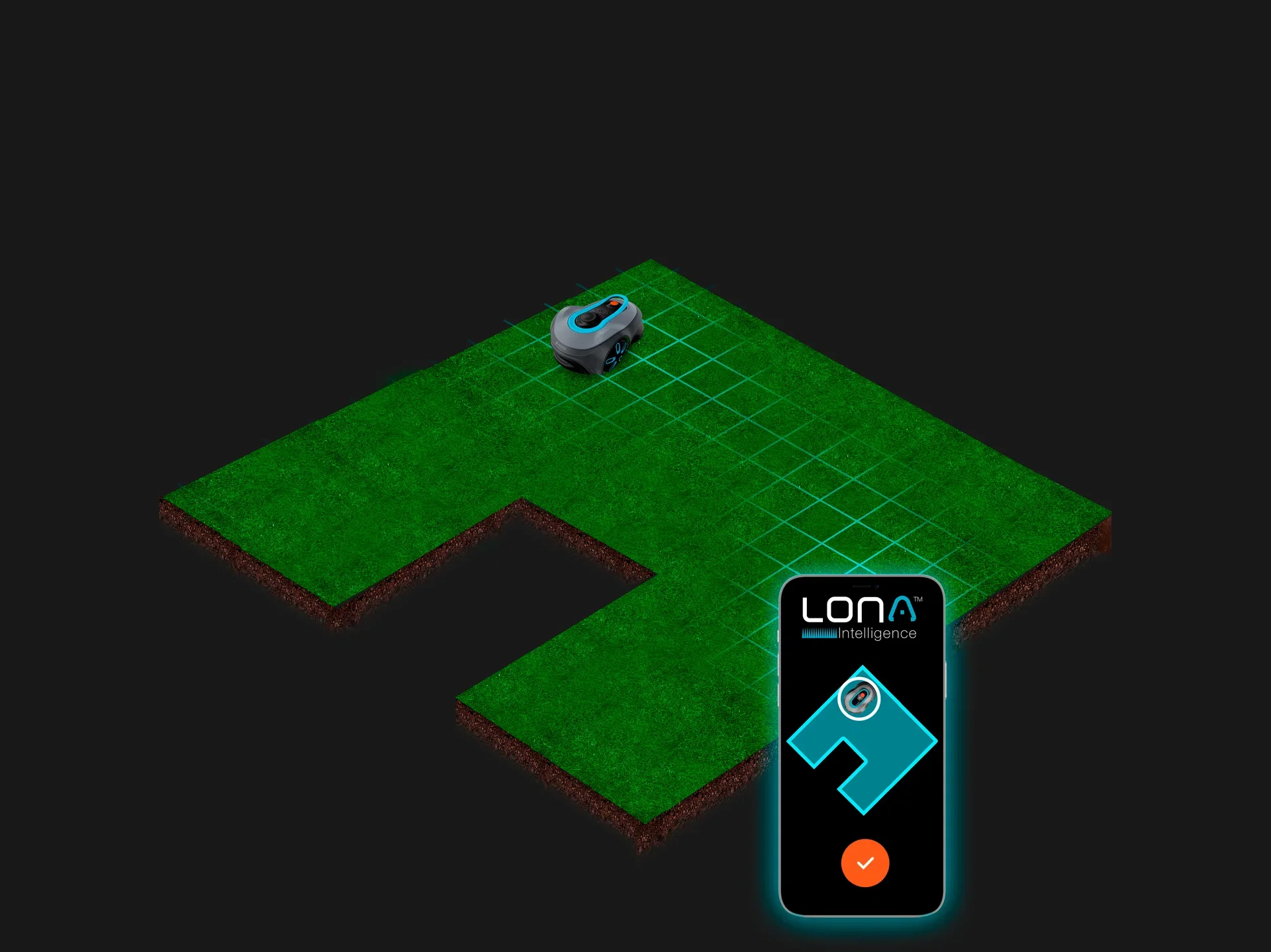 Robotic mower smart SILENO free 800m²