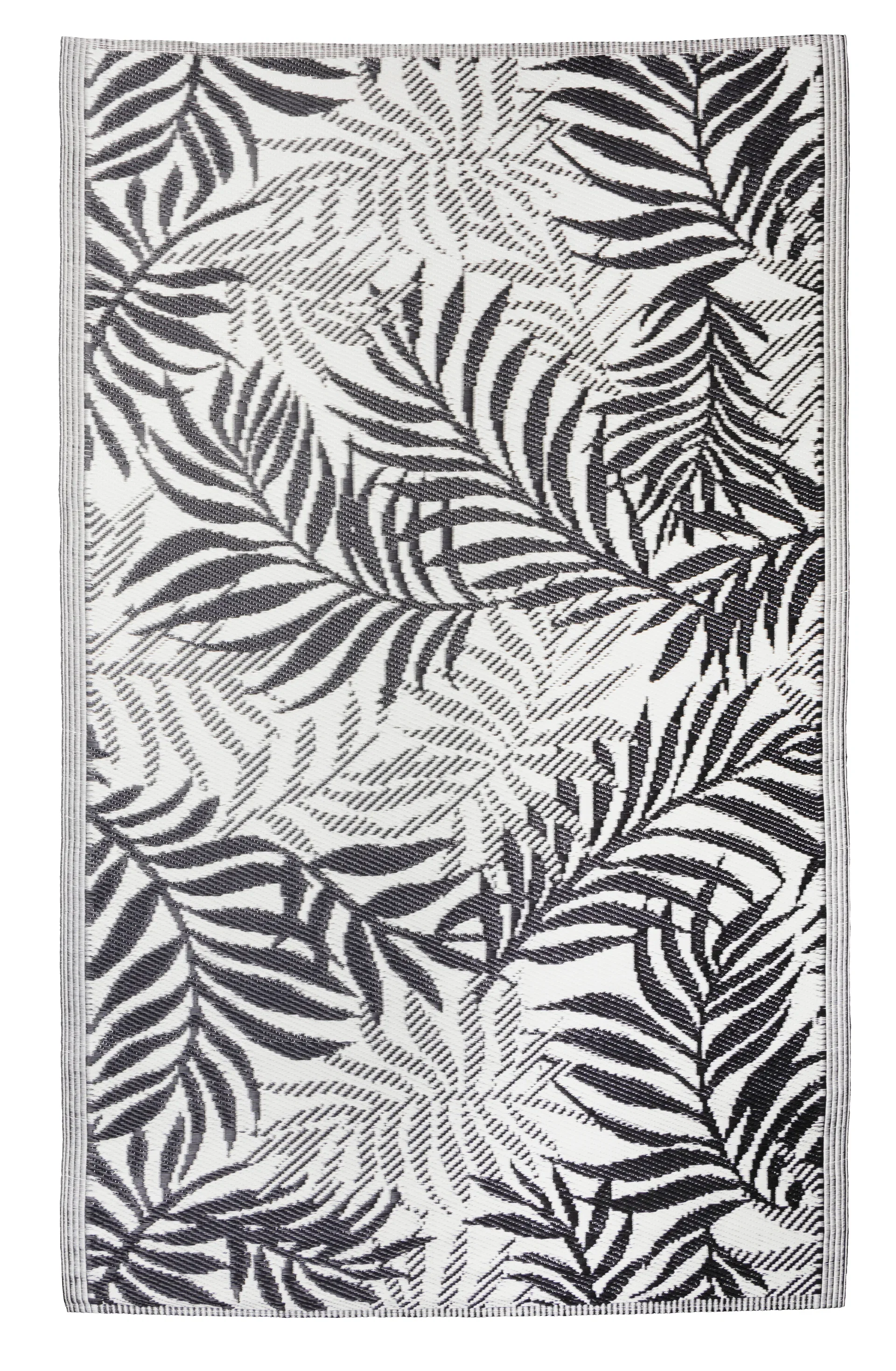 Outdoor Carpet Black Leaves