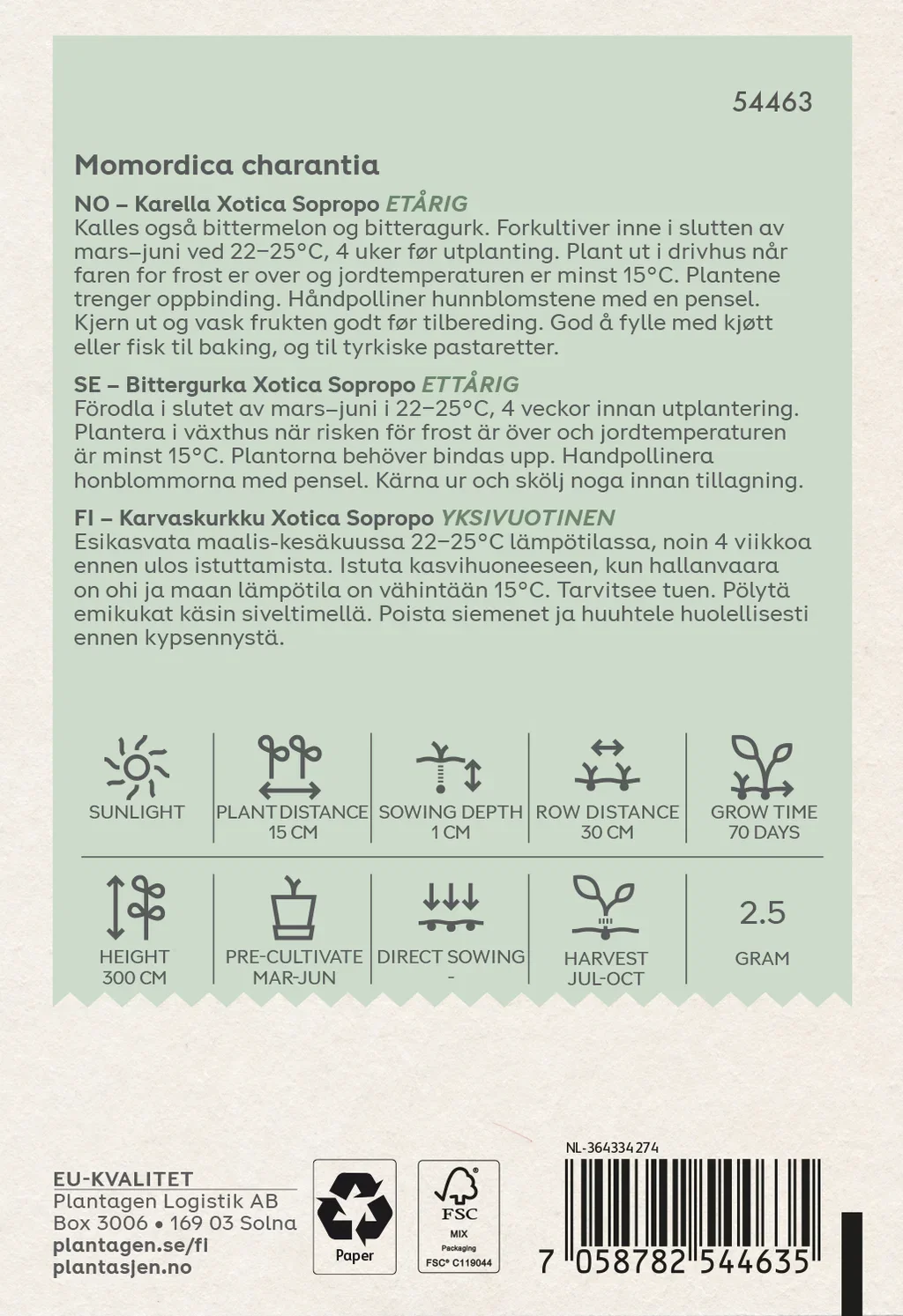Xotica Sopropo, Balsempeer