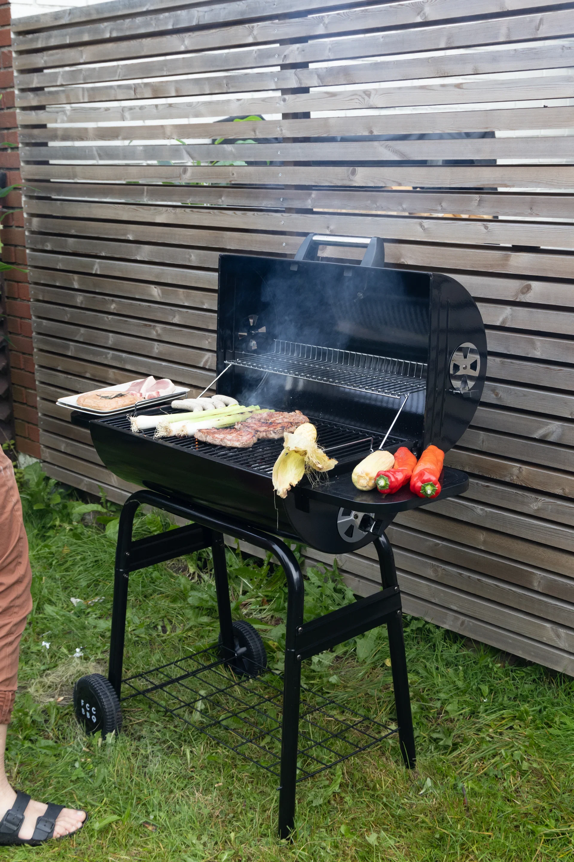 Charcoal Grill Barrel