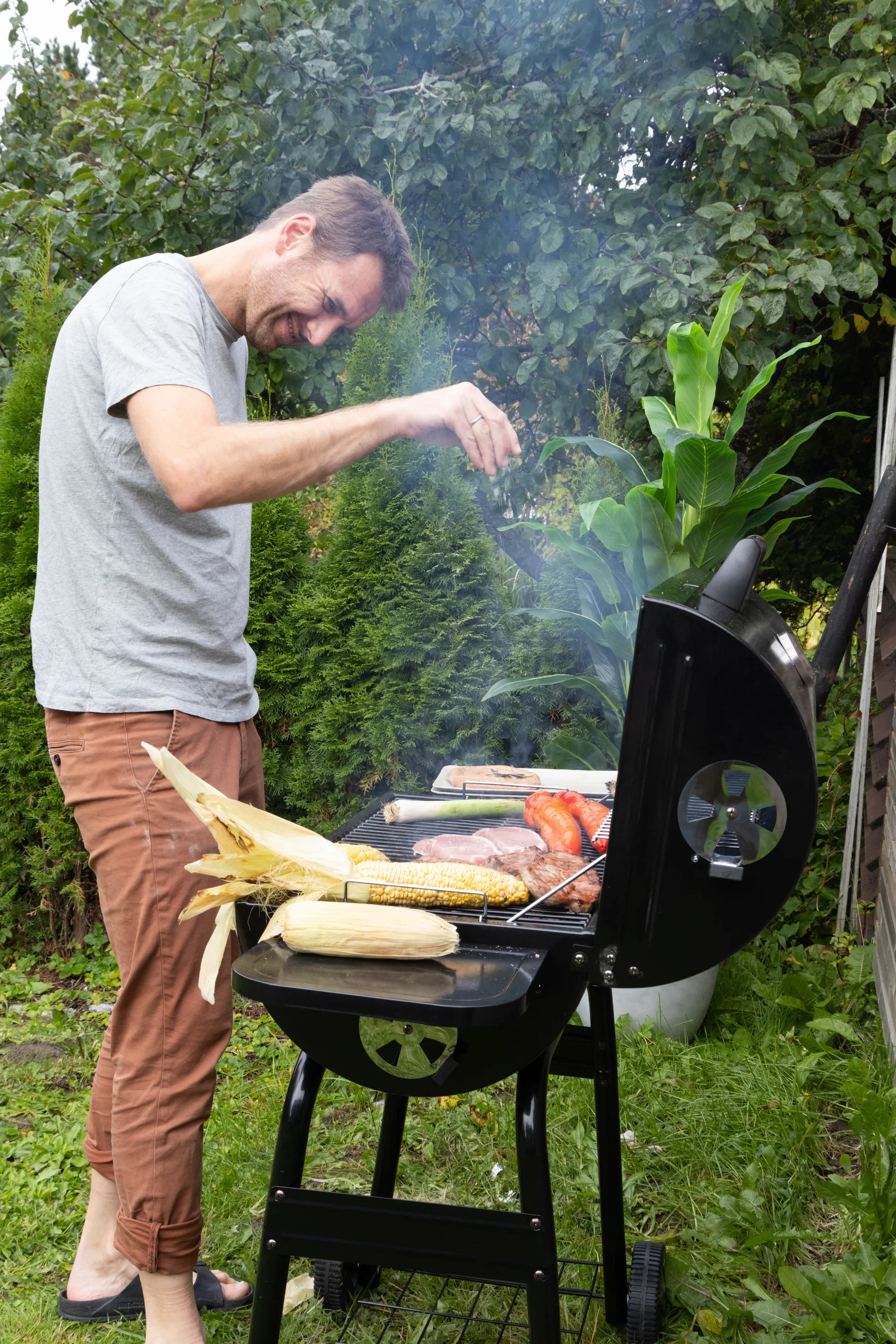 Charcoal Grill Barrel