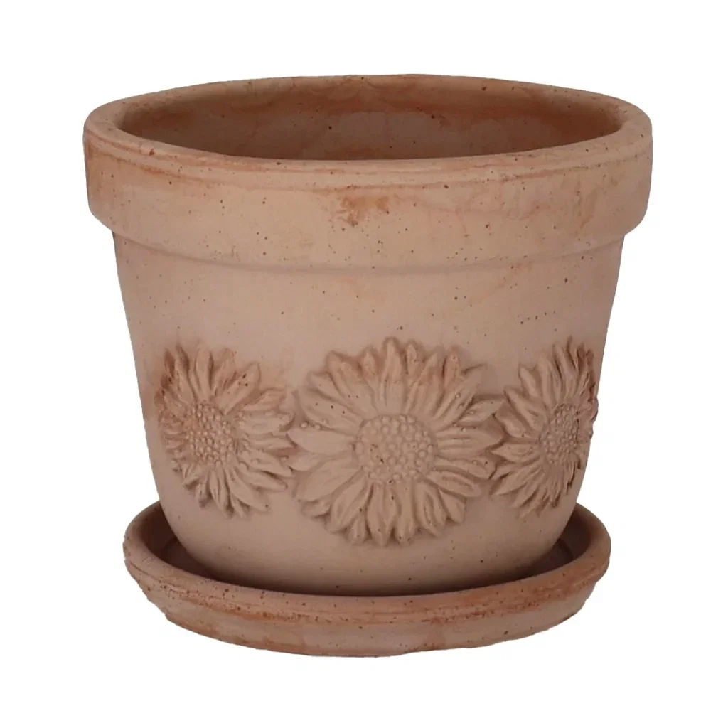 Girasole/Verona saucer D22 terracotta