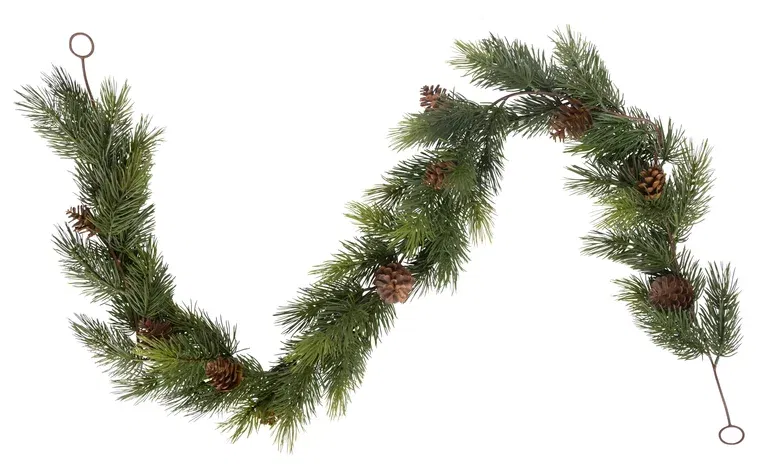 Girlander tall med kottar, konstgjord