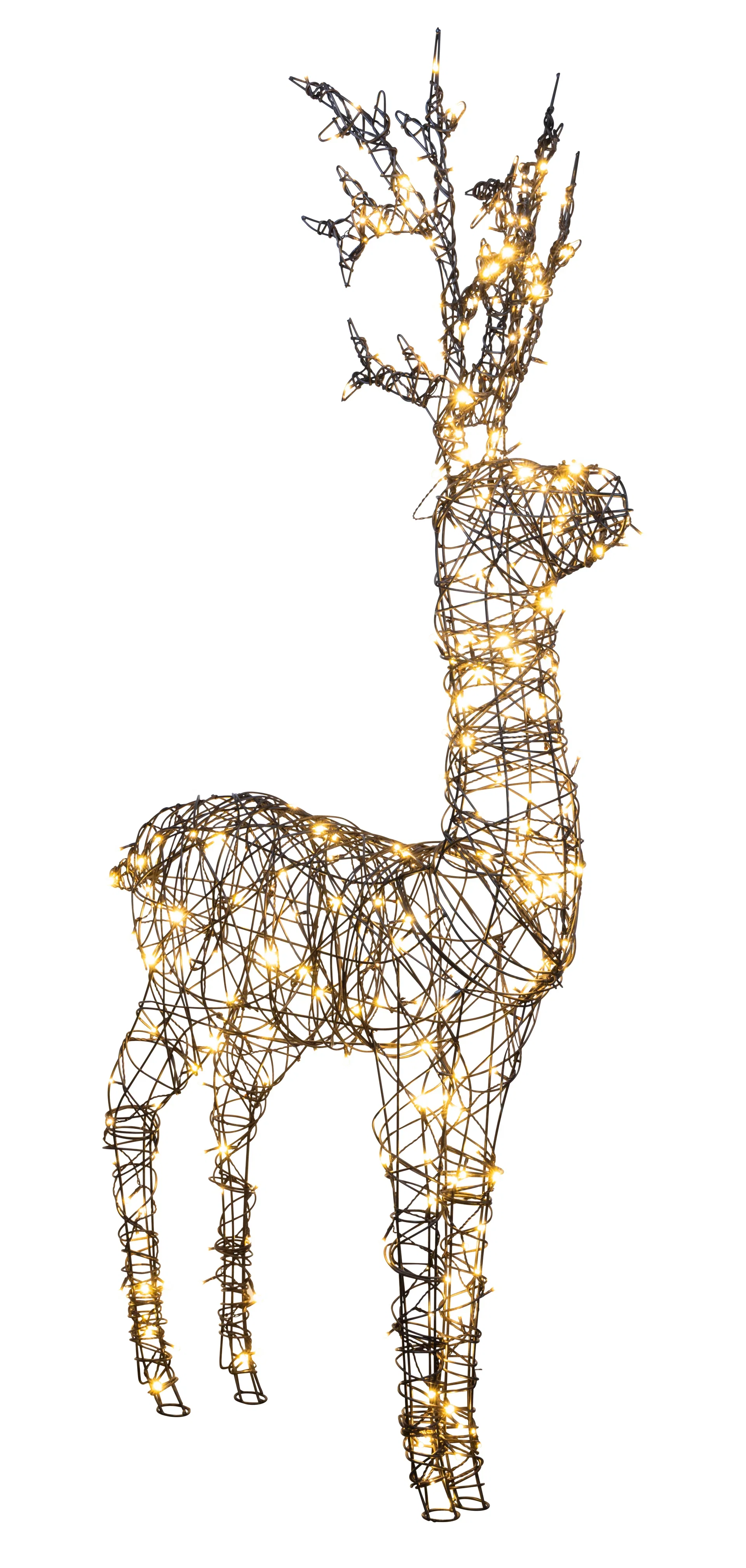 Reindeer Rattan LED